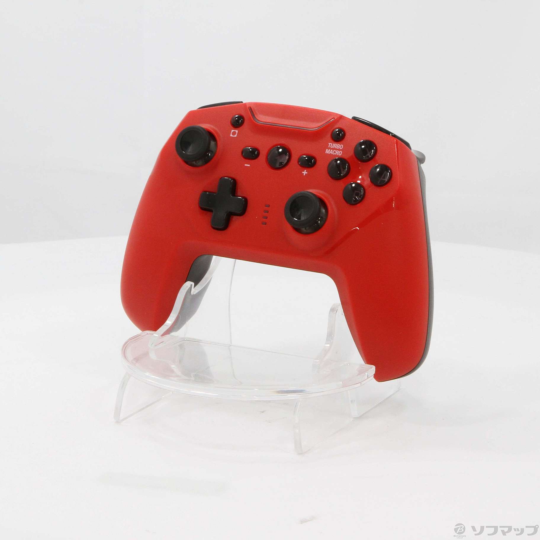 中古】CYBER ジャイロコントローラー無線タイプ レッド CY-NSGYCWL-RE