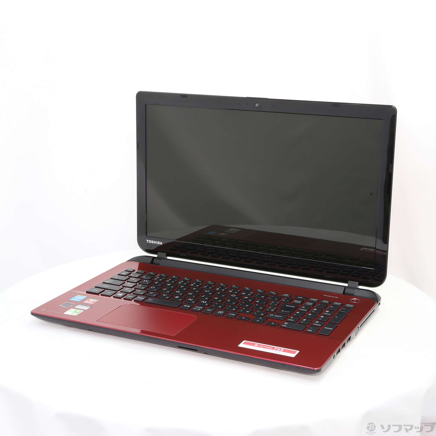 中古】格安安心パソコン dynabook T55／NR PT55NRP-SHA モデナレッド 