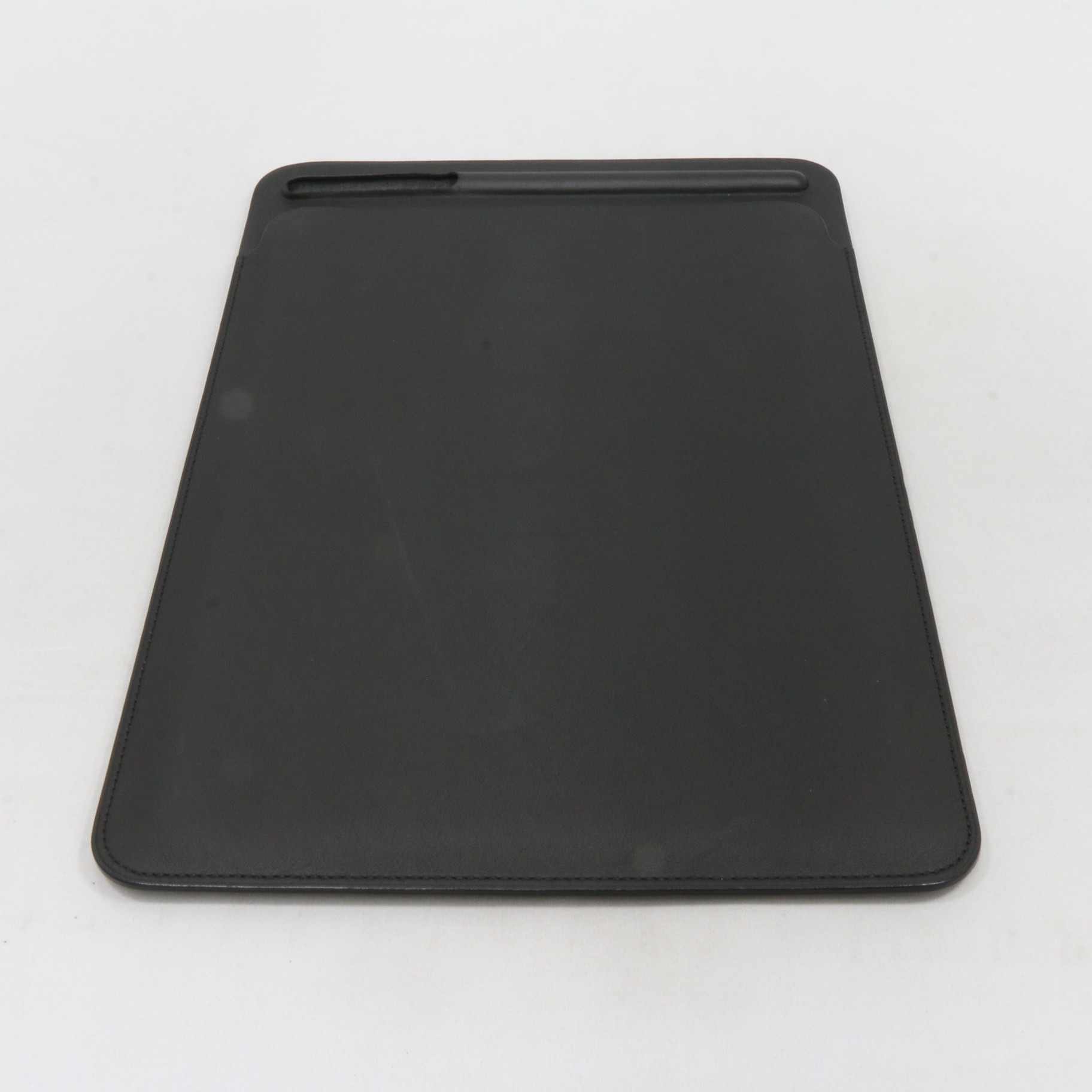 (中古)Apple 10.5インチ iPad Pro用 レザースリーブ MPU62FE/A ブラック(297-ud)