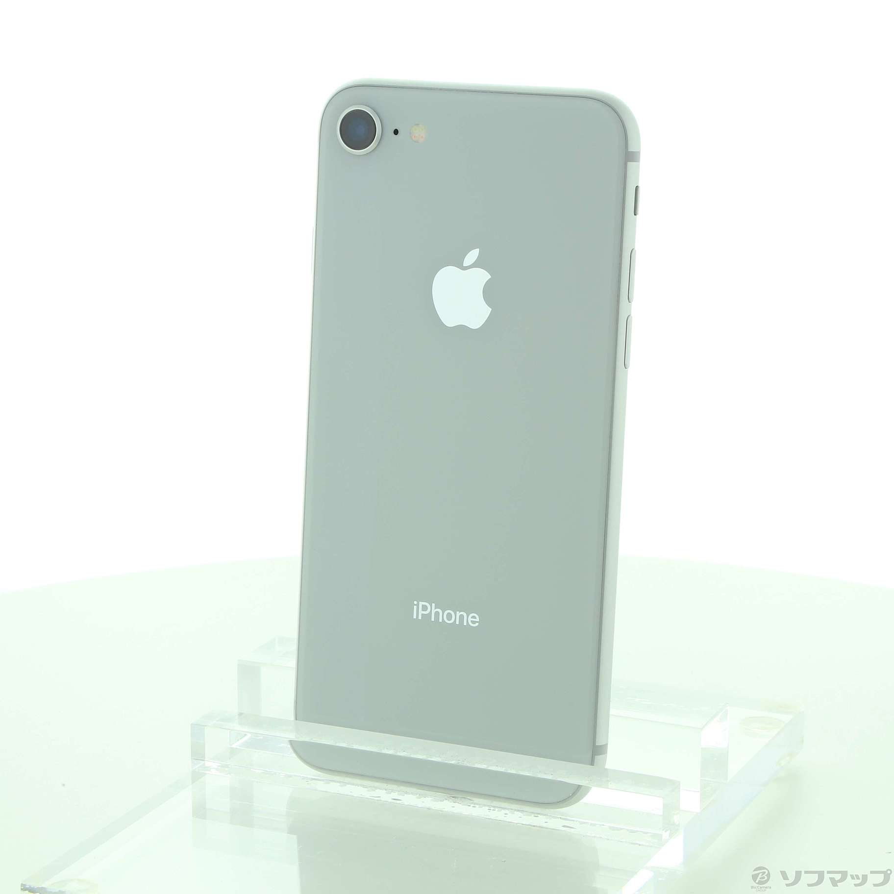 au iphone8  b シルバーネットワーク永久保証 mq792j/a 本体