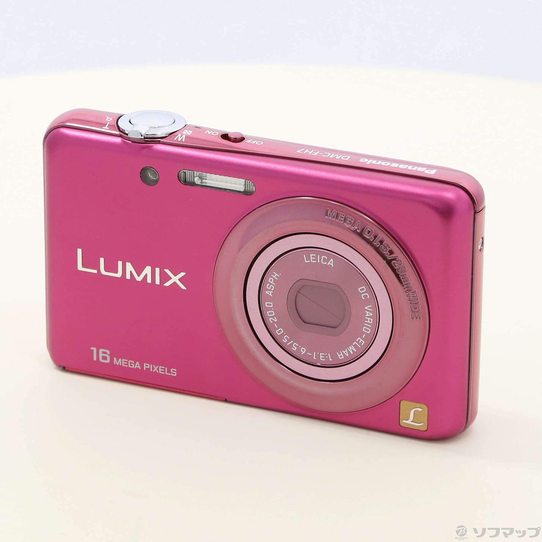 LUMIX DMC-FH7-P (1610万画素／4倍／SDXC／パッションピンク)