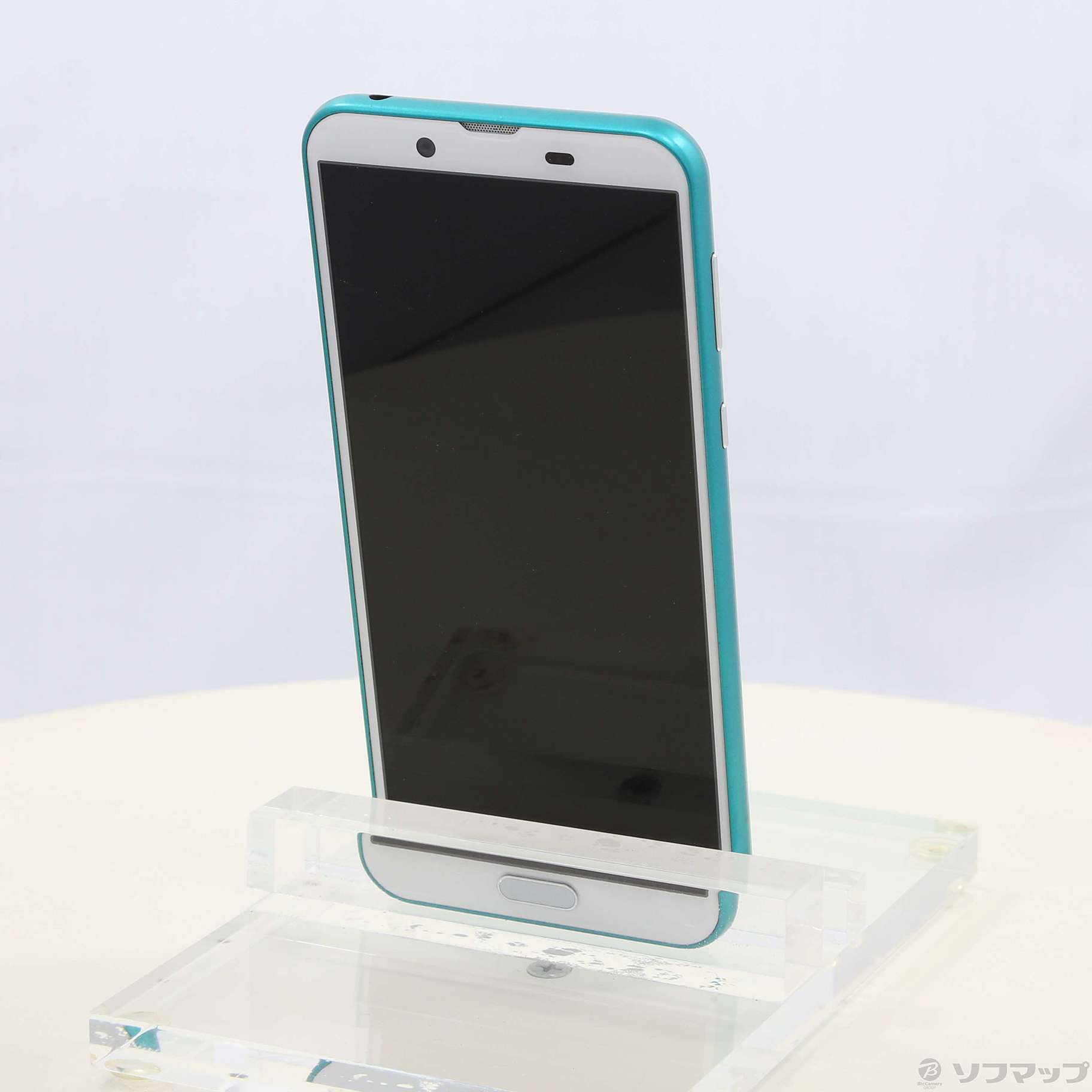 中古】AQUOS sense2 32GB ターコイズグリーン SH-M08 SIMフリー