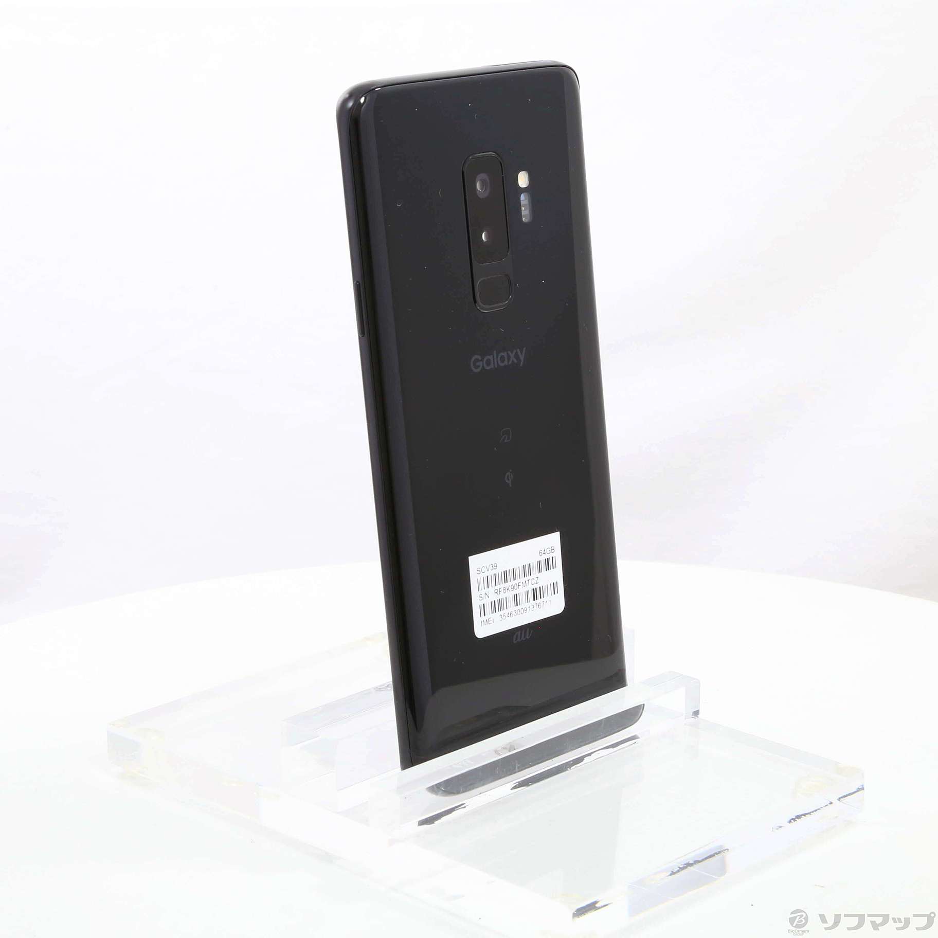 中古】GALAXY S9+ 64GB ミッドナイトブラック SCV39 auロック解除SIMフリー ◇08/12(木)値下げ！  [2133032746108] - リコレ！|ビックカメラグループ ソフマップの中古通販サイト