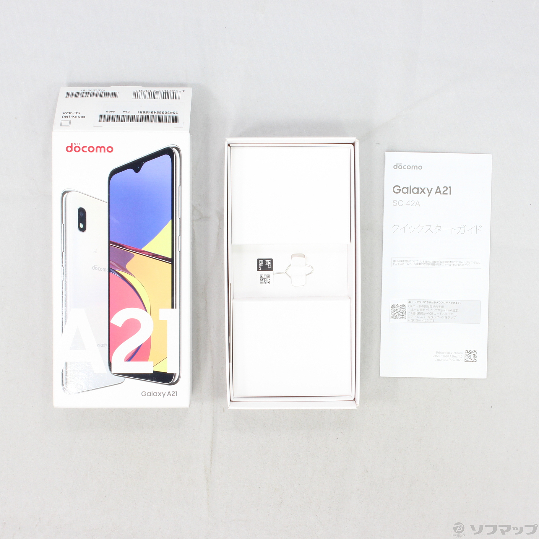 Galaxy - NW制限有 SIMロック解除済み Galaxy A21 SC-42A 64GB Bランク 本体【ReYuuストア】 ホワイト SIMロック解除済】docomo Galaxy A21 SC-42A Red|中古