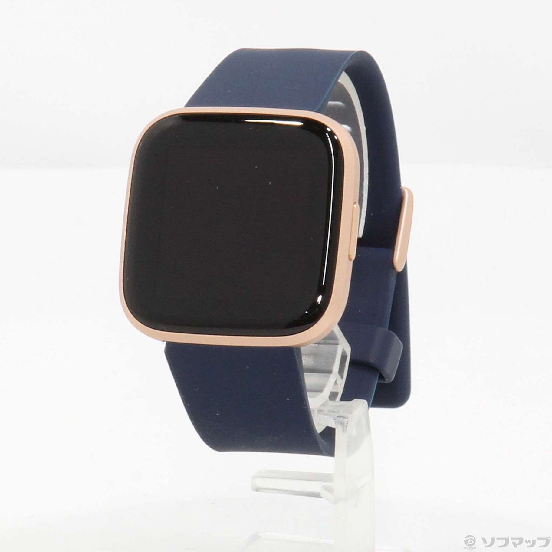 中古】Fitbit Versa 2 Alexa搭載 FB507RGNV-FRCJK ネイビーピンク ◇09