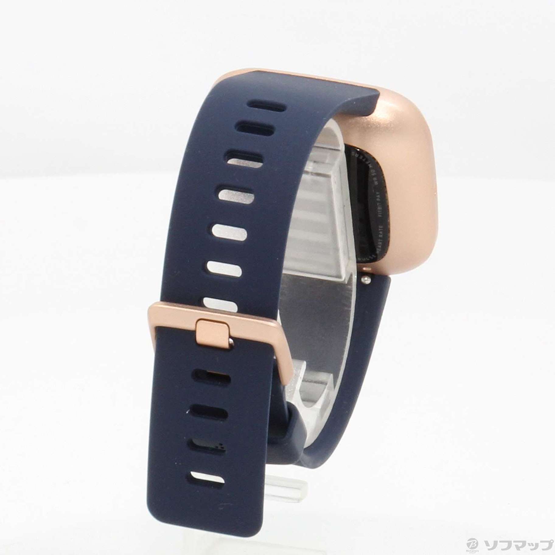 中古】Fitbit Versa 2 Alexa搭載 FB507RGNV-FRCJK ネイビーピンク ◇09