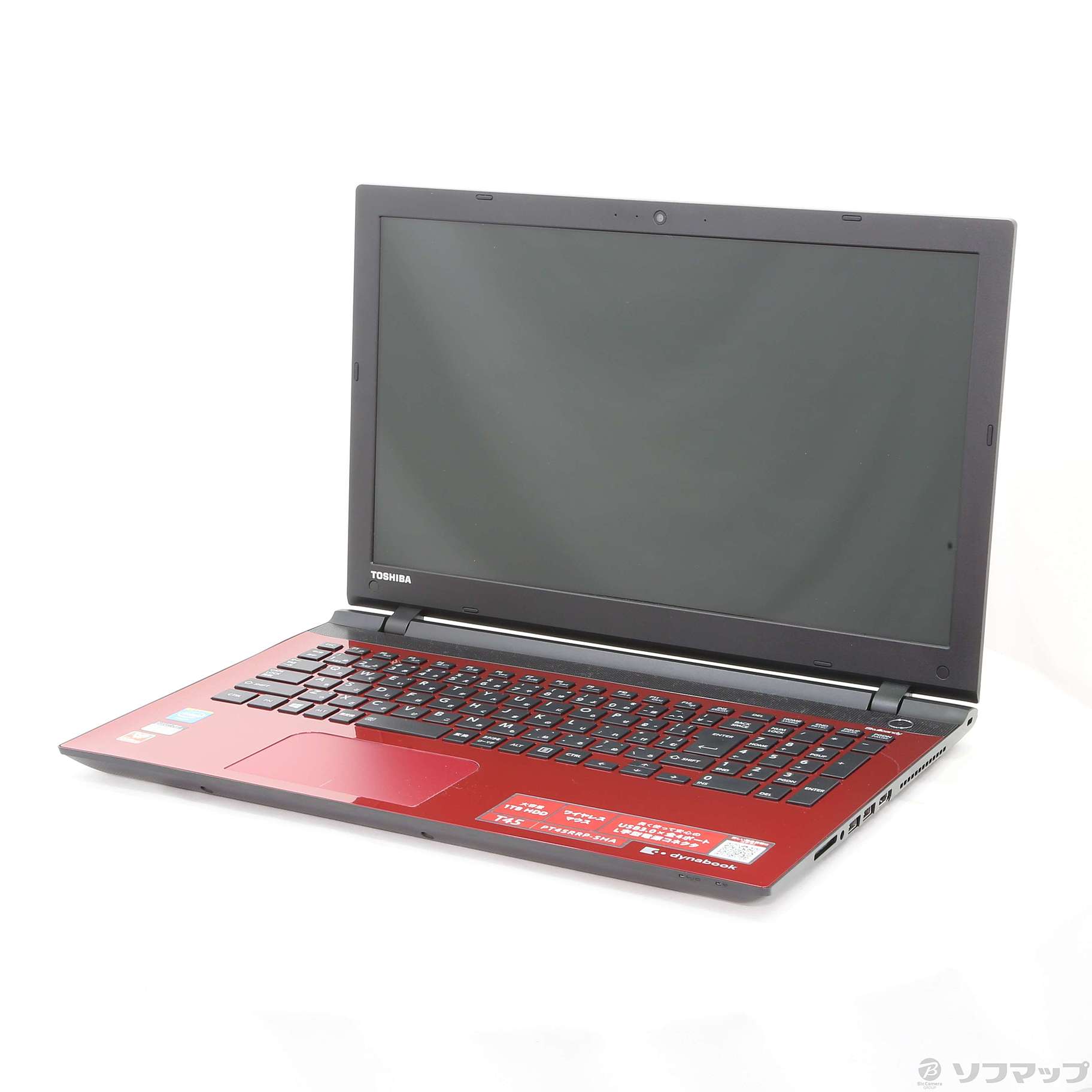 ☆値下げしました！☆ TOSHIBA dynabook T45 T45/RR PT45RRS-SHA3 モデナレッド win8 メモリ4GB HDD1TB 中古】dynabook T45／RRS PT45RRS-SHA3 モデナレッド ◇03/16(水