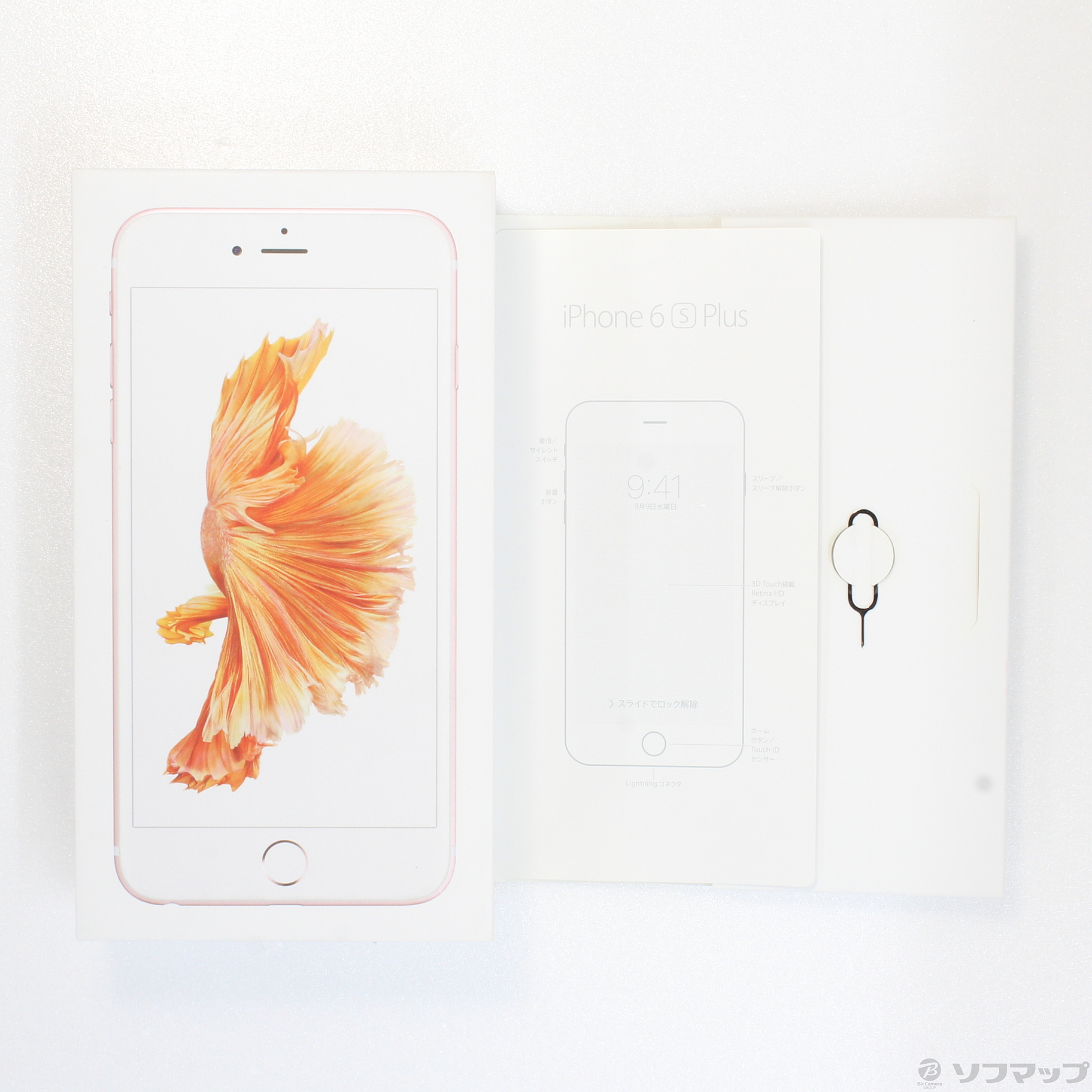 中古】iPhone6s Plus 16GB ローズゴールド NKU52J／A SIMフリー ◇10