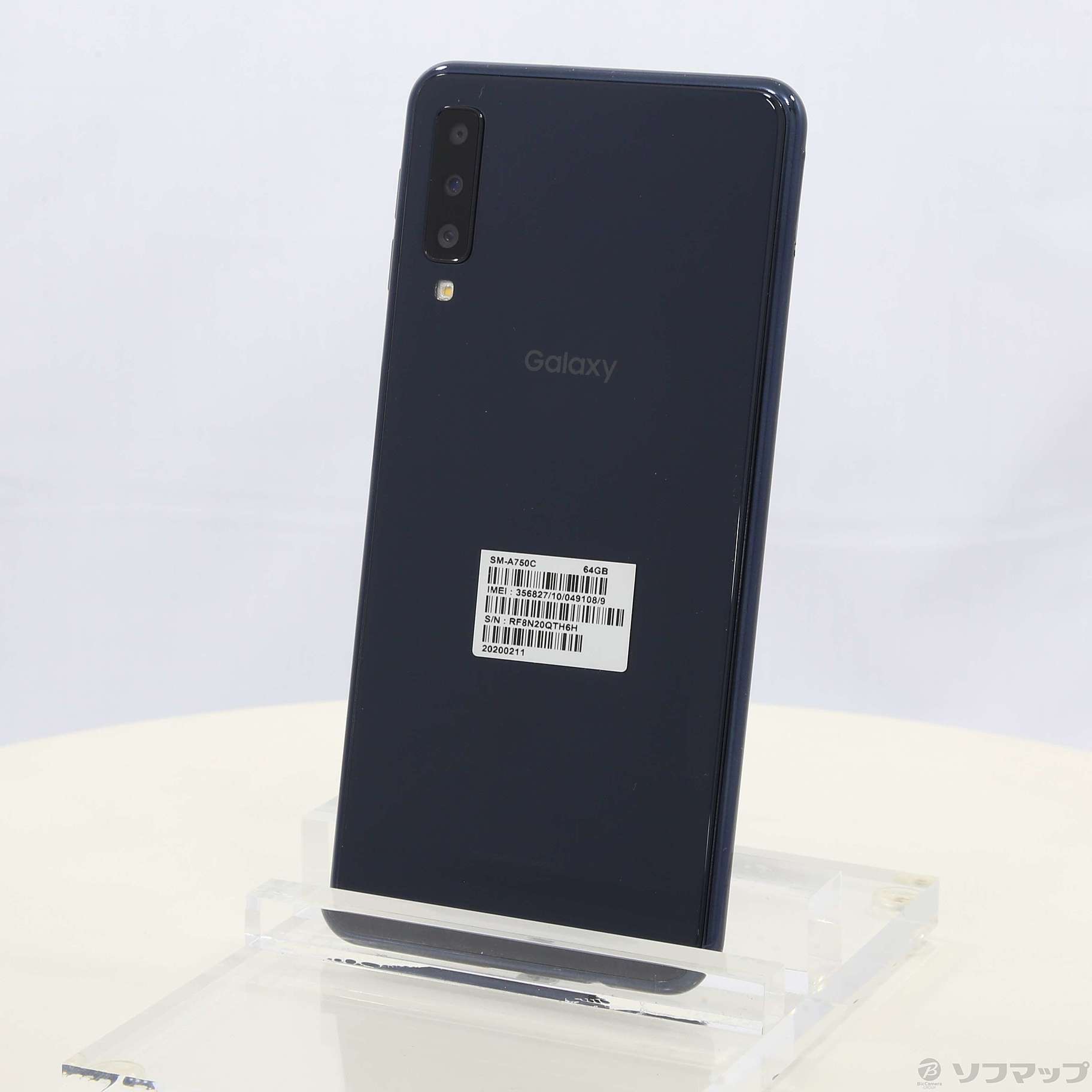 中古】GALAXY A7 64GB ブラック SM-A750C SIMフリー [2133032806642