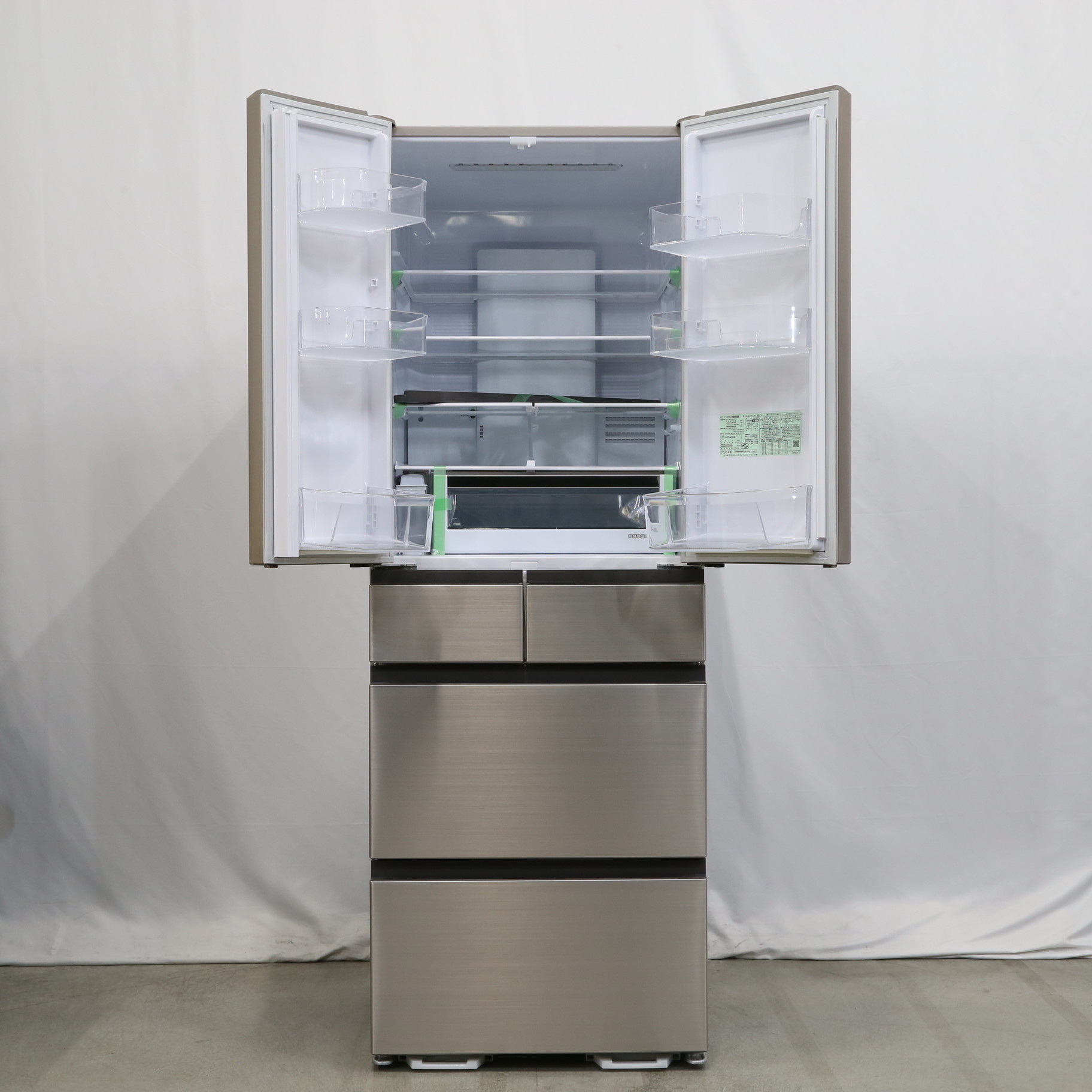 中古】〔展示品〕冷蔵庫 Hタイプ シャンパン R-H48N-N ［6ドア 