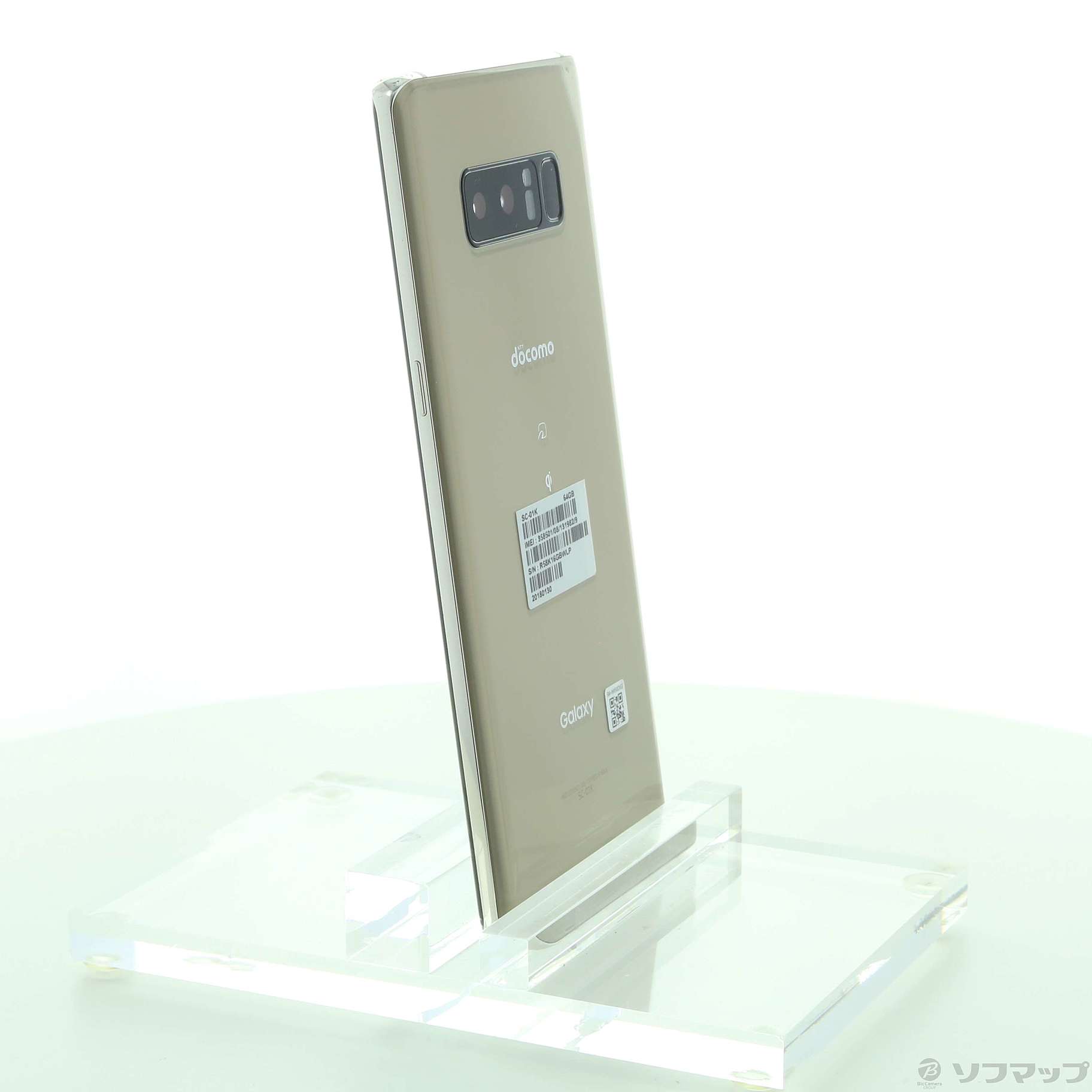 中古】GALAXY Note8 64GB メープルゴールド SC-01K docomoロック解除