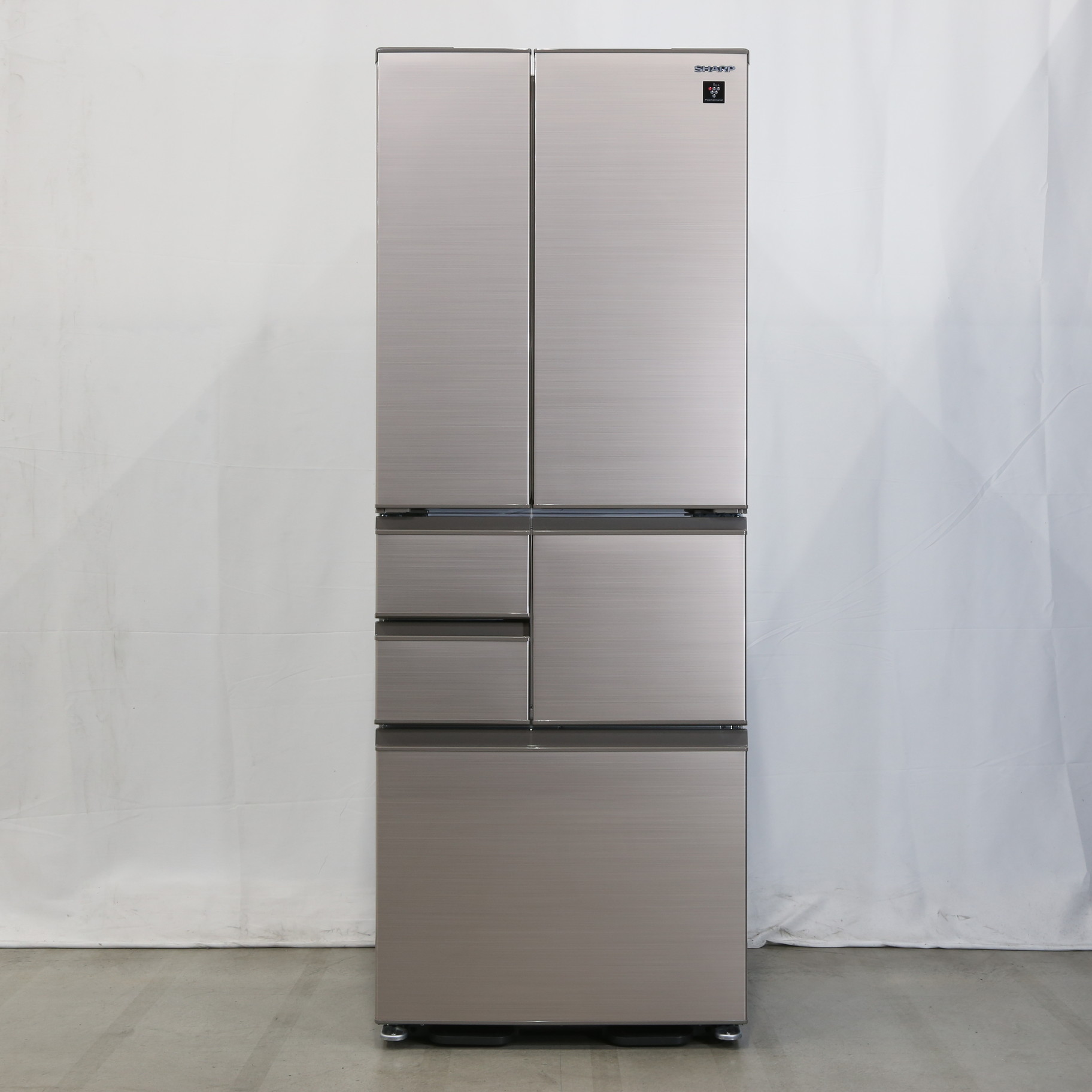中古】〔展示品〕冷蔵庫 シャインブラウン SJ-F503G-T ［6ドア 