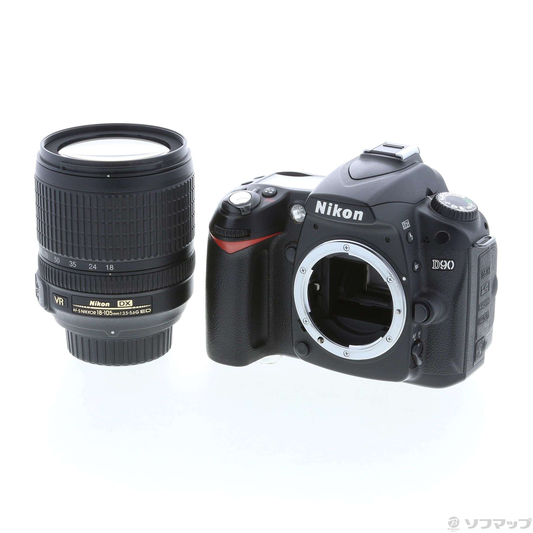 Nikon D90 AF-S DX18-105G VR 200mm望遠付き-