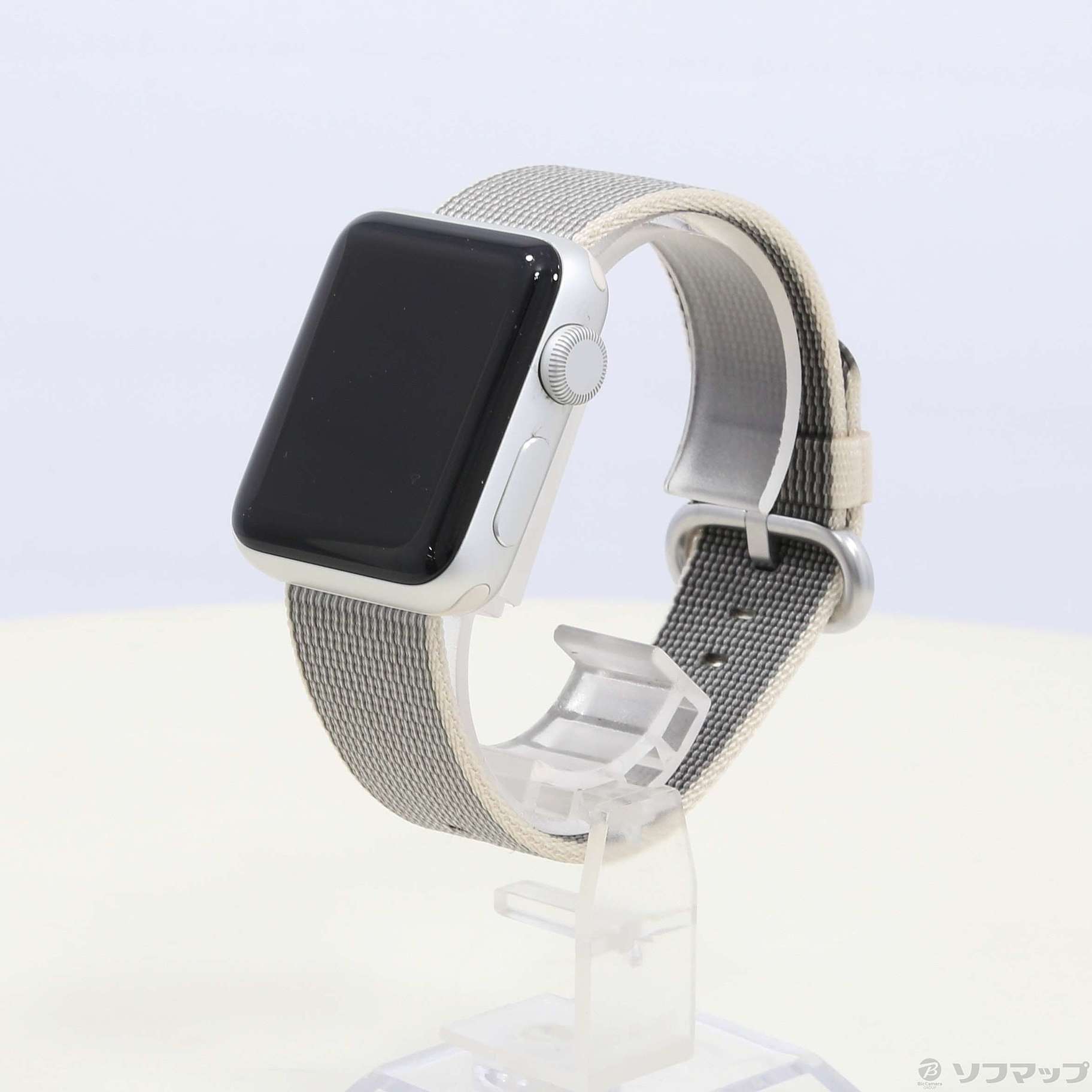 スマートフォン/携帯電話 その他 セール対象品 Apple Watch Series 2 38mm シルバーアルミニウムケース パールウーブンナイロン
