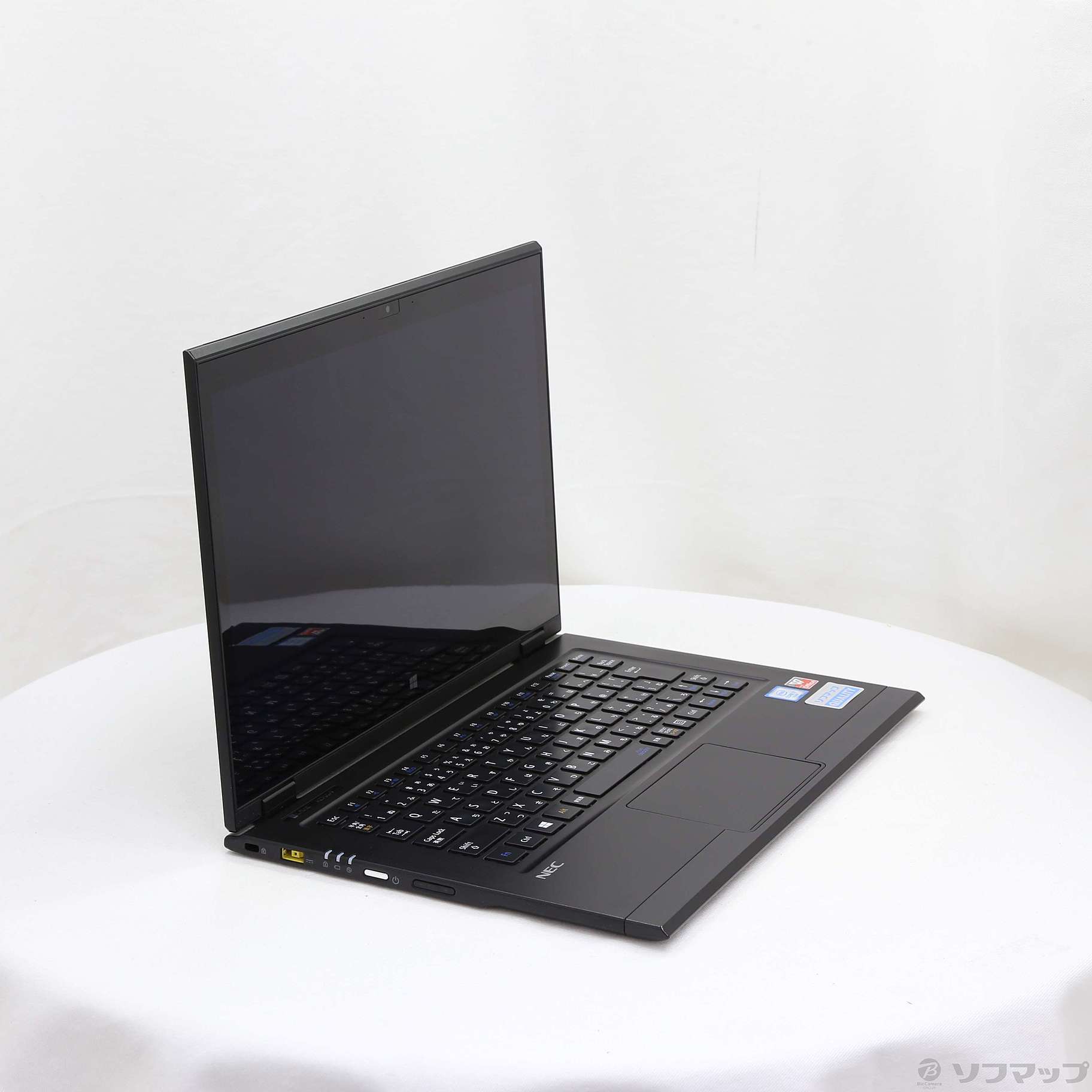 【中古】LaVie Hybrid ZERO HZ750／FAB PC-HZ750FAB ストームブラック 〔Windows 10 ...