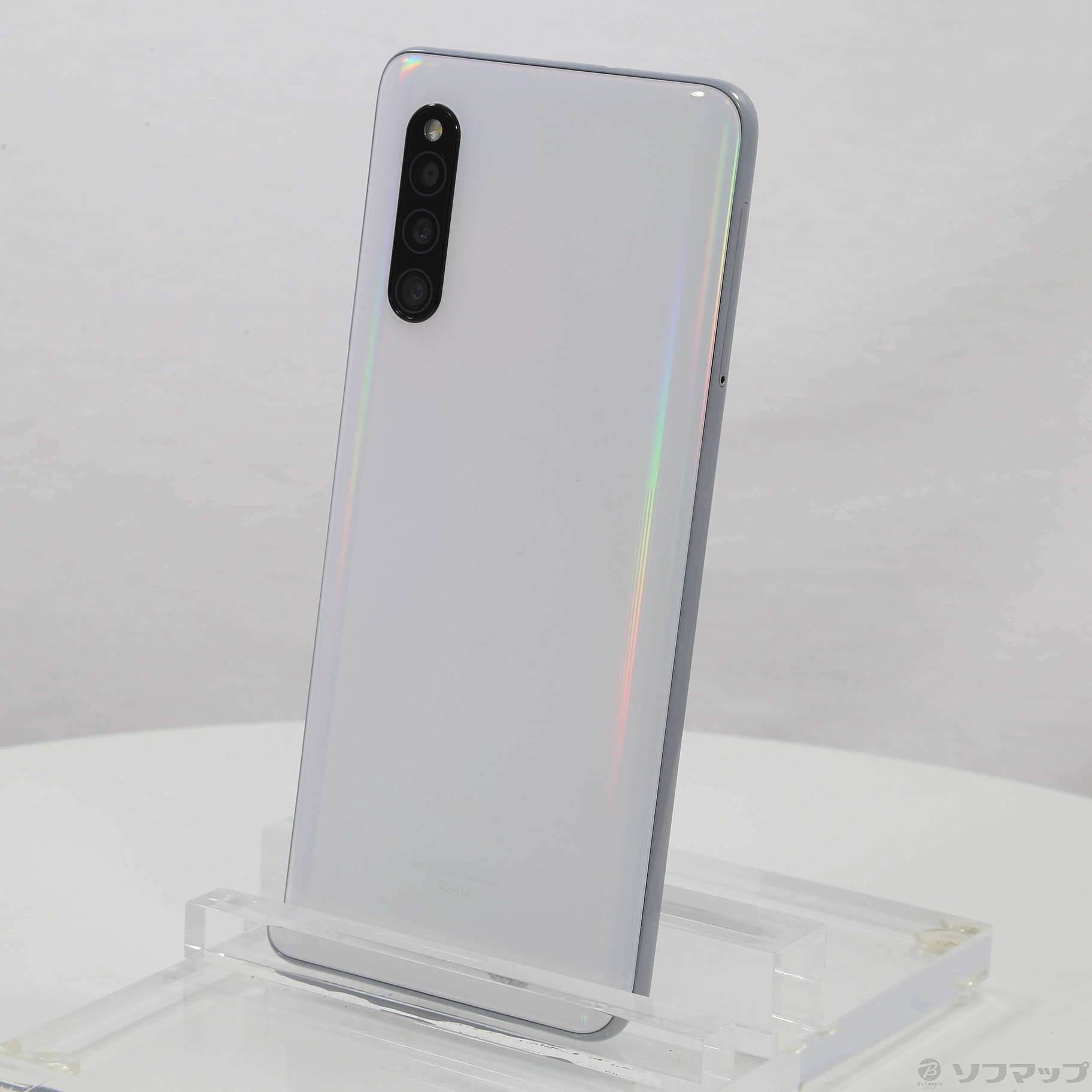 中古】GALAXY A41 64GB ホワイト SC-41A docomoロック解除SIMフリー