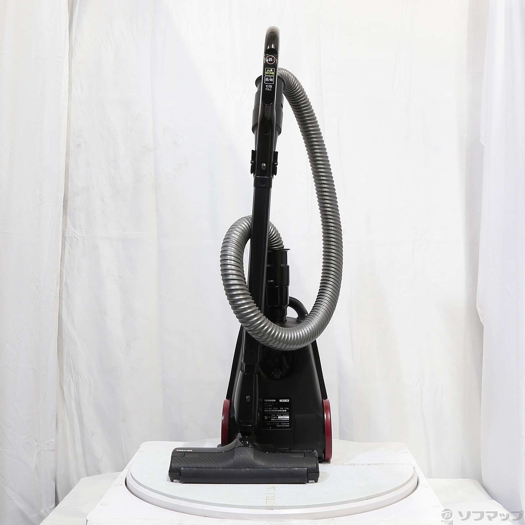 中古】〔展示品〕紙パック式掃除機 VC-PH9-R グランレッド ［紙パック