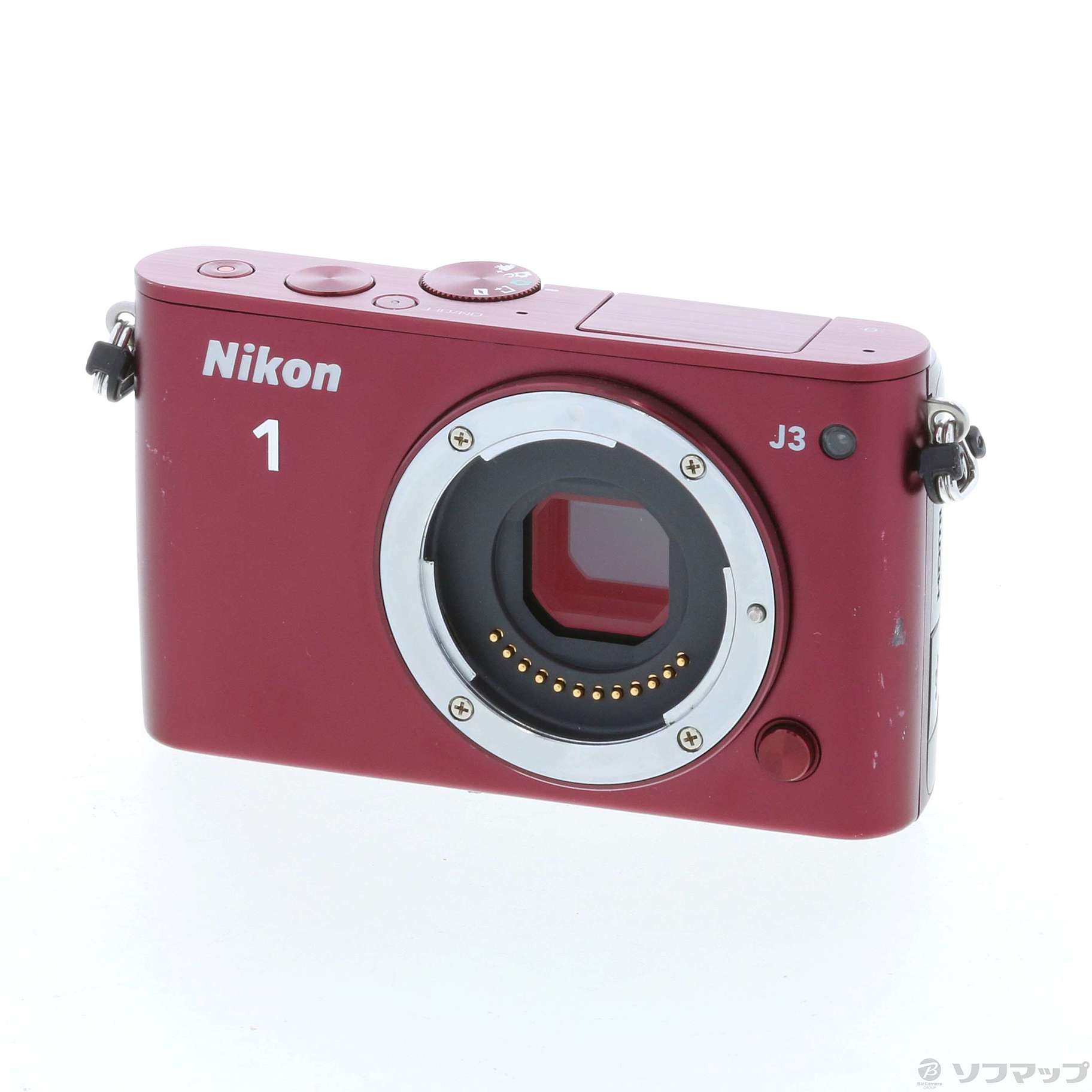 ニコン Nikon 1 J3 ボディ レッド動作コンディション