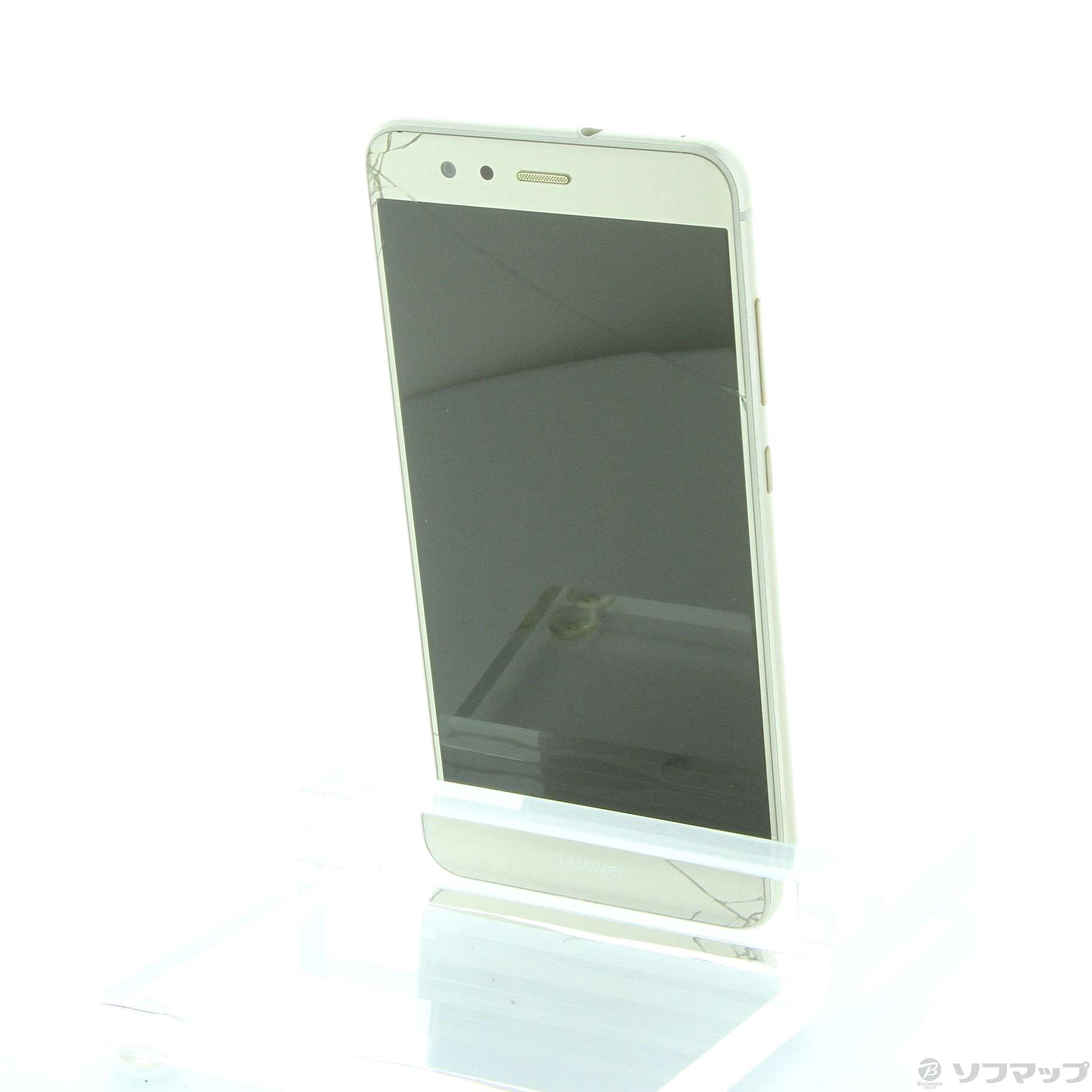 中古】HUAWEI P10 lite 32GB プラチナゴールド WAS-LX2J-PL SIMフリー