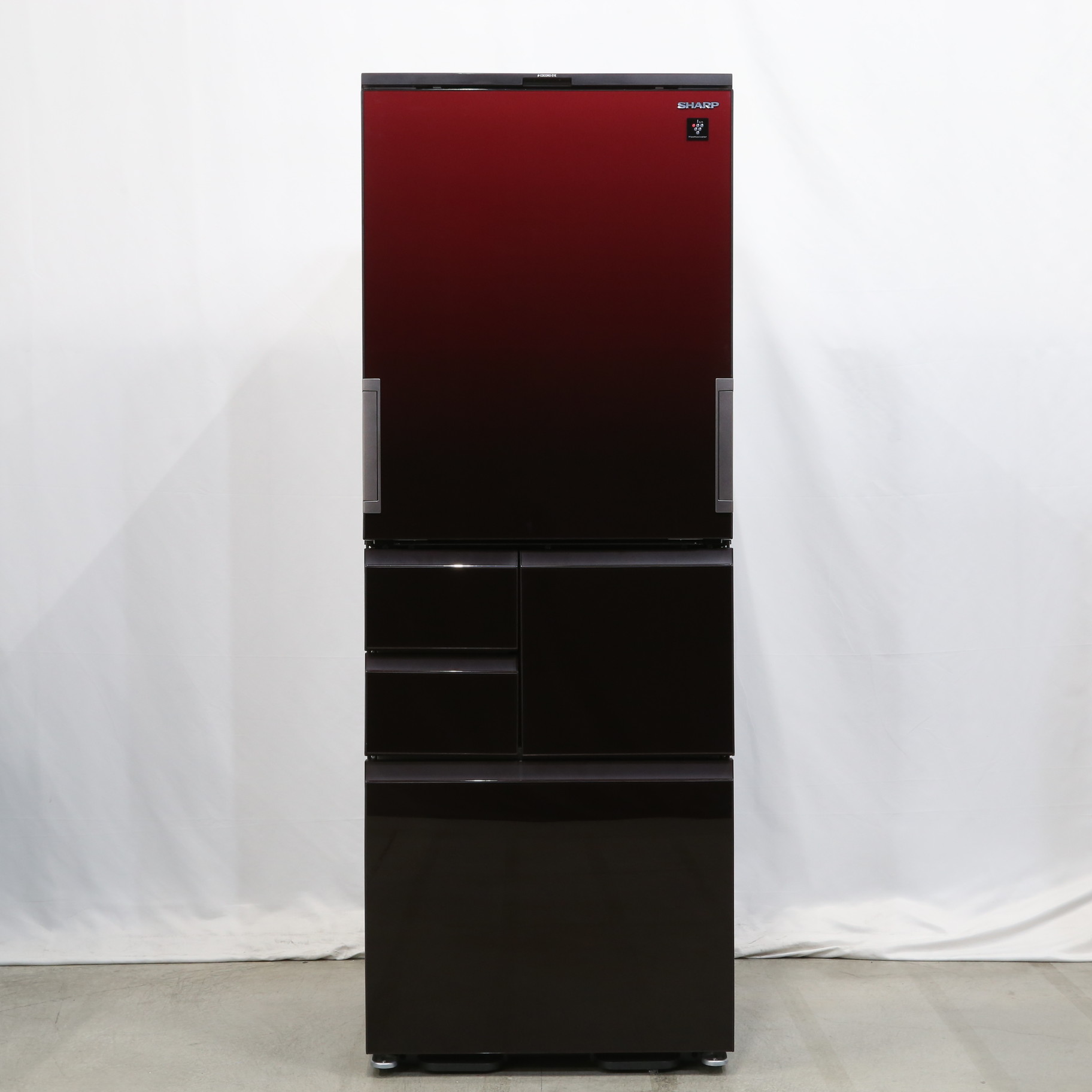 中古】〔展示品〕冷蔵庫 プラズマクラスター冷蔵庫 レッド SJ-AW50G-R