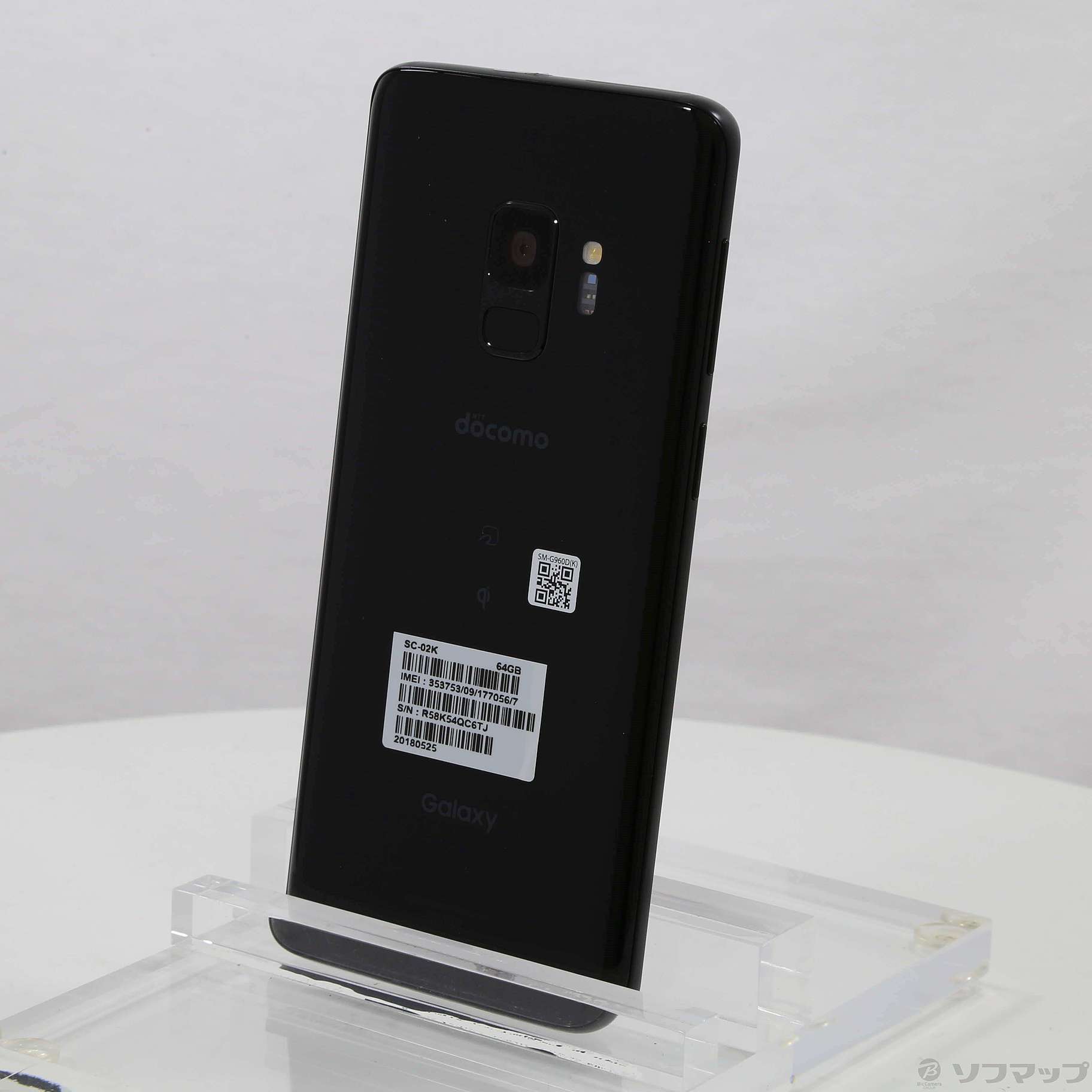 中古】GALAXY S9 64GB ミッドナイトブラック SC-02K docomoロック解除