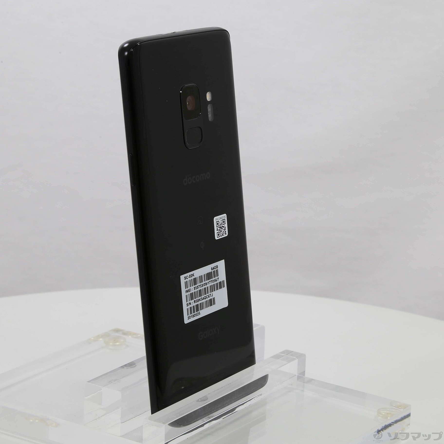 中古】GALAXY S9 64GB ミッドナイトブラック SC-02K docomoロック解除