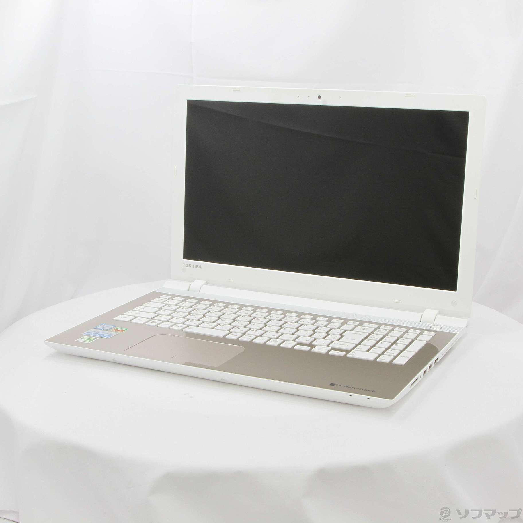 中古】格安安心パソコン dynabook T55／UG PT55UGP-BWA サテンゴールド