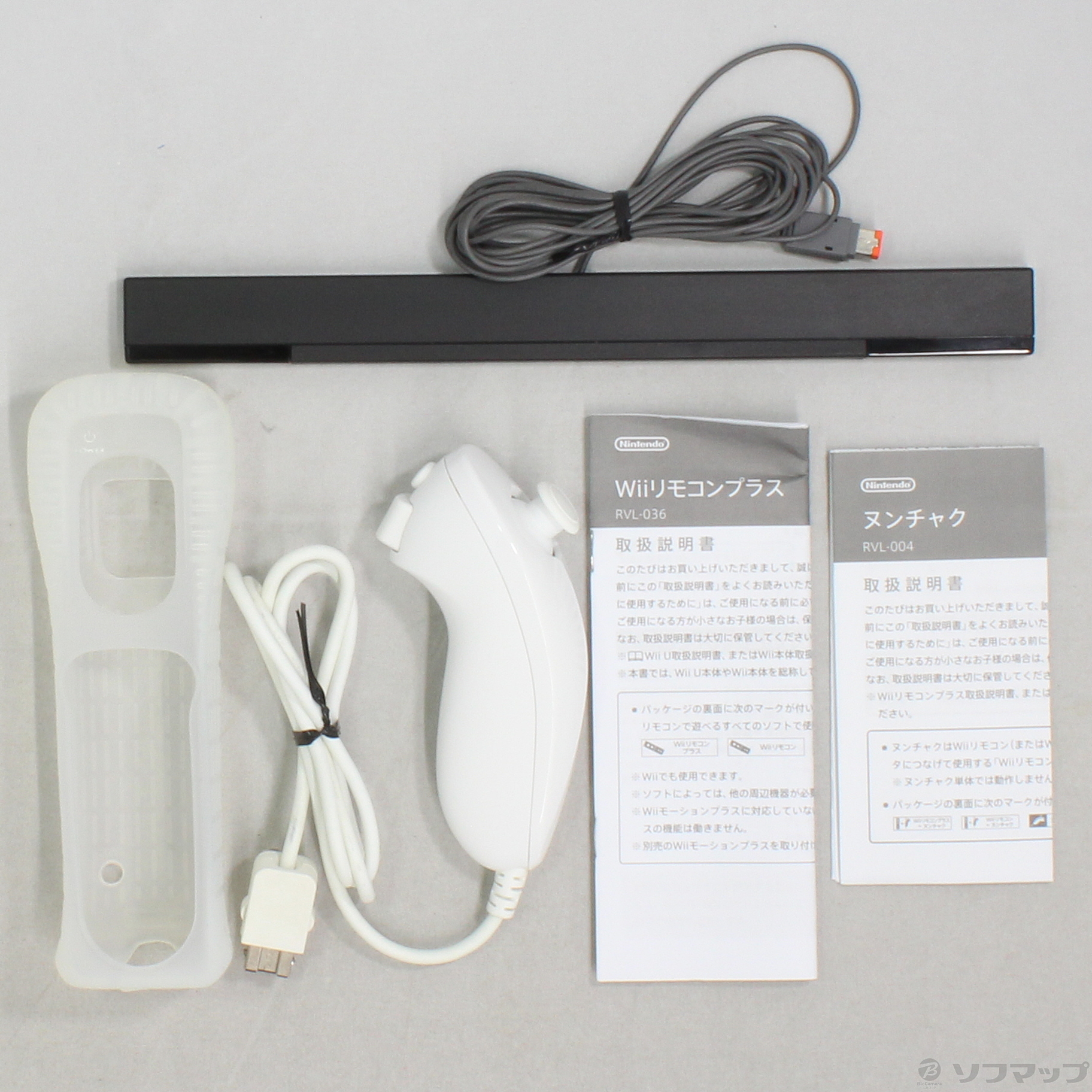 お買い得Nintendo　純正品　Wii モーションプラス　RVL-026　白/シロ　任天堂　ニンテンドー　動作確認済み説明書 アクセサリ、周辺機器