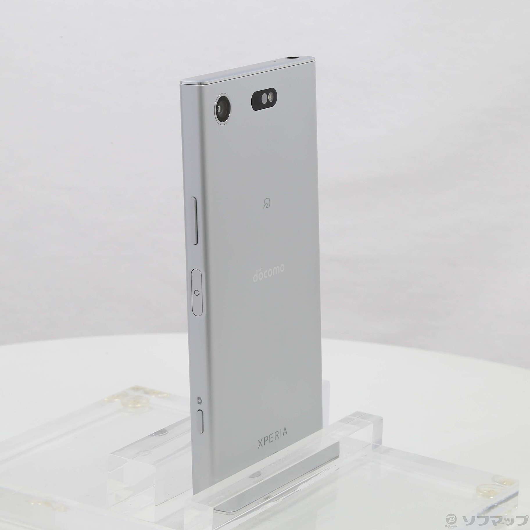 中古】Xperia XZ1 Compact 32GB ホワイトシルバー SO-02K docomoロック