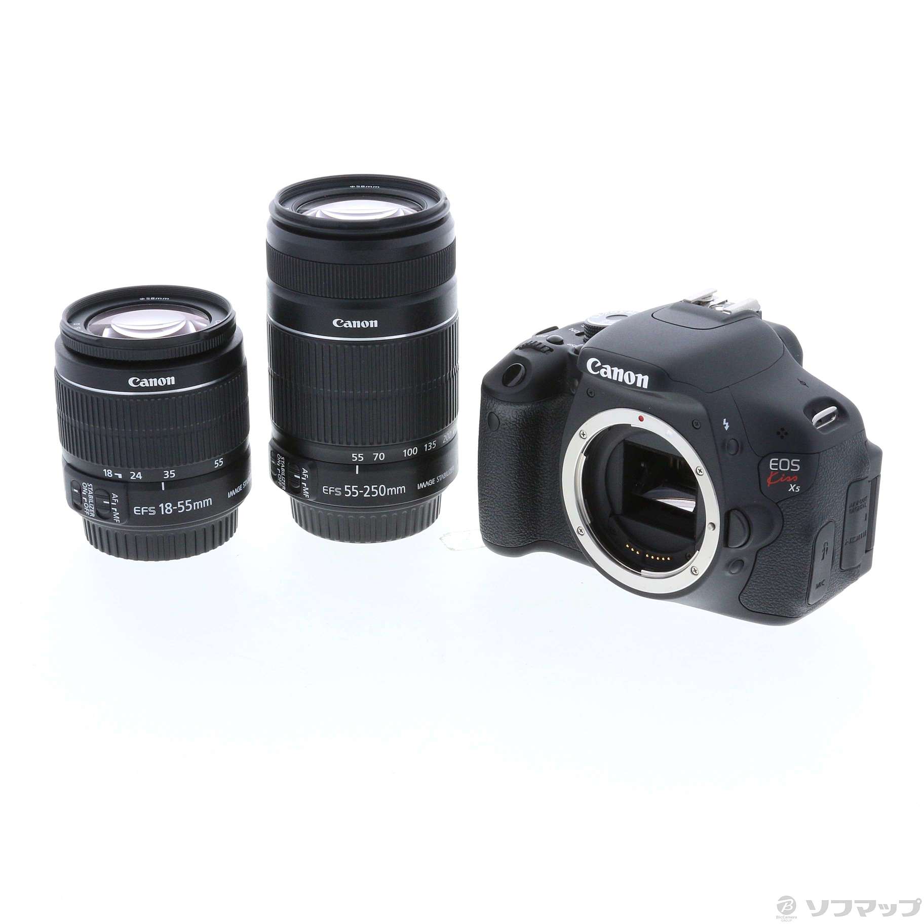大得価お得Canon - Canon EOS Kiss X5 ダブルズームキット 一眼レフ ...