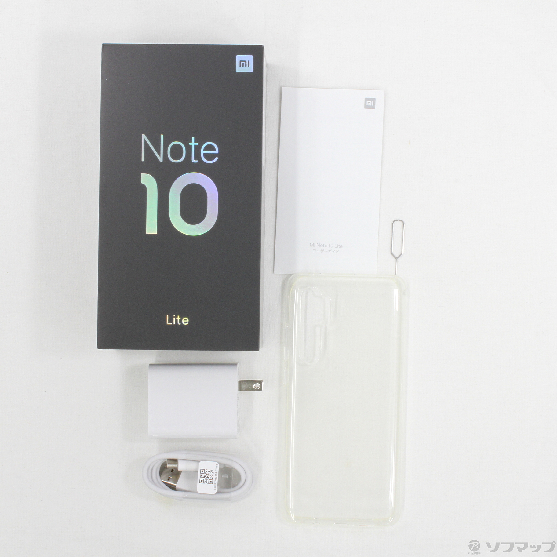 中古】Mi Note 10 Lite 64GB グレイシャーホワイト M2002F4LG SIM
