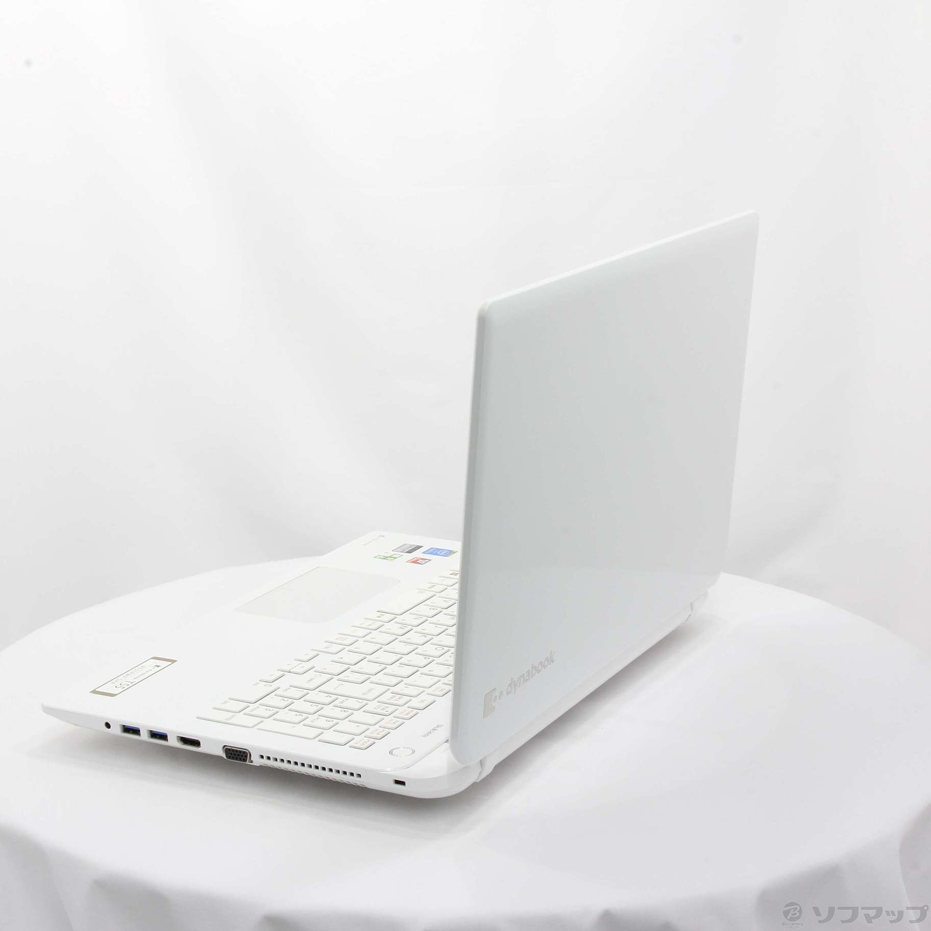 中古】格安安心パソコン dynabook T55／PW PT55PWP-SHA リュクス 