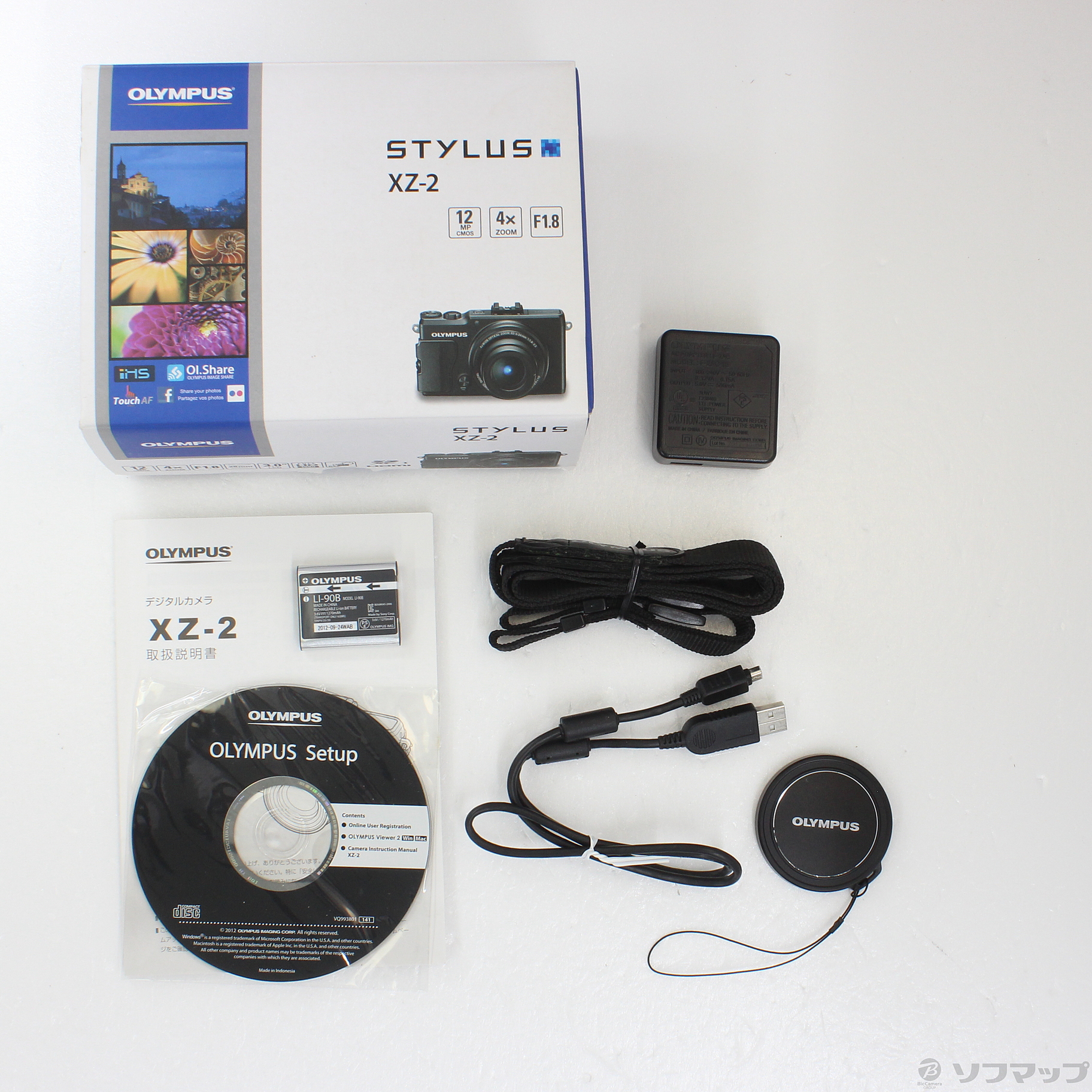 中古】セール対象品 OLYMPUS XZ-2 ブラック [2133033040090] - リコレ