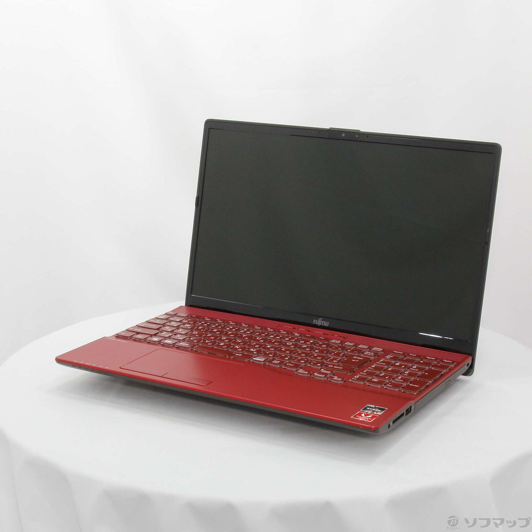 〔展示品〕 LIFEBOOK AH43／E3 FMVA43E3R ガーネットレッド 〔Windows 10〕