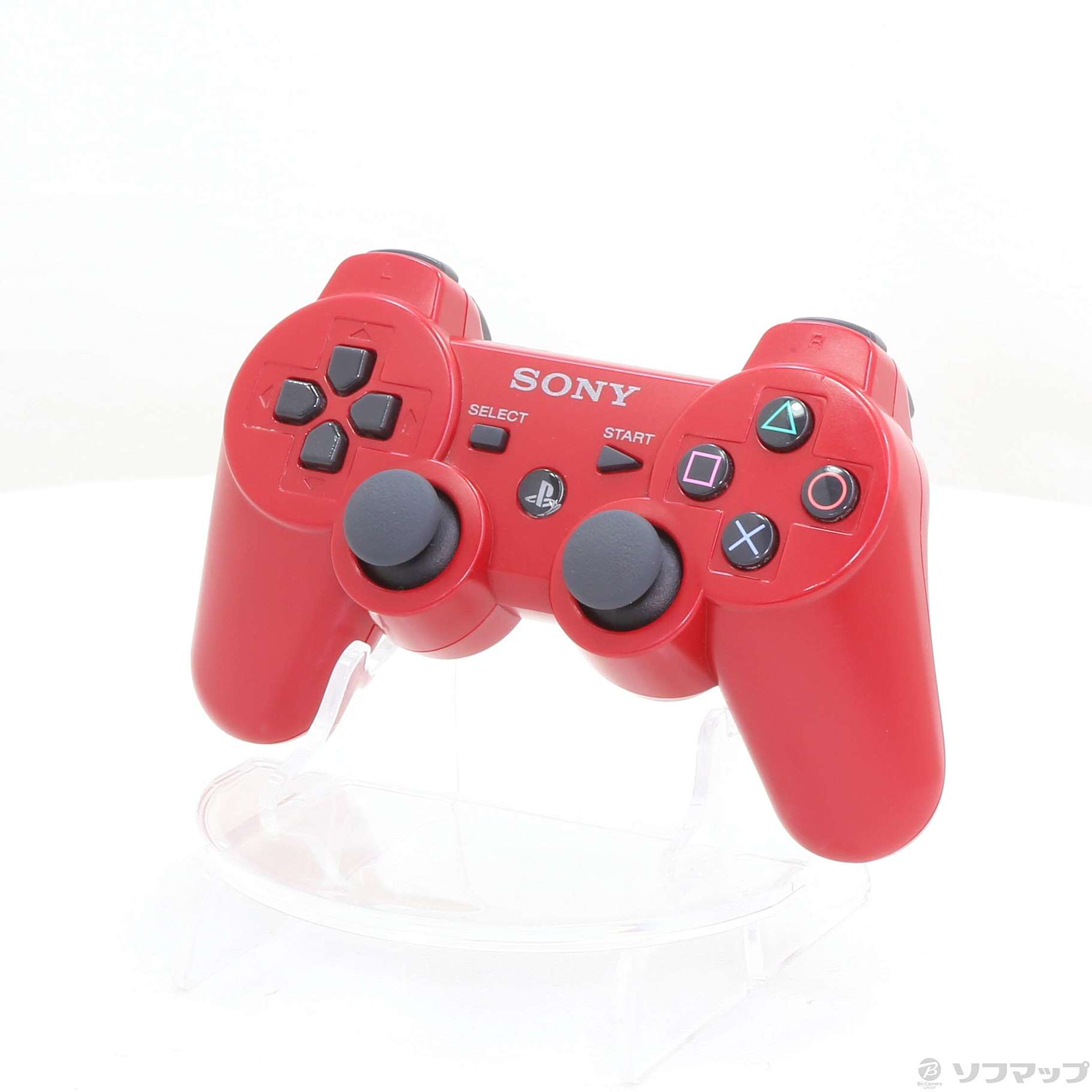 中古】ワイヤレスコントローラー (DUALSHOCK 3) ディープレッド CECH-ZC2JDR 【PS3】 [2133033071315] -  リコレ！|ビックカメラグループ ソフマップの中古通販サイト