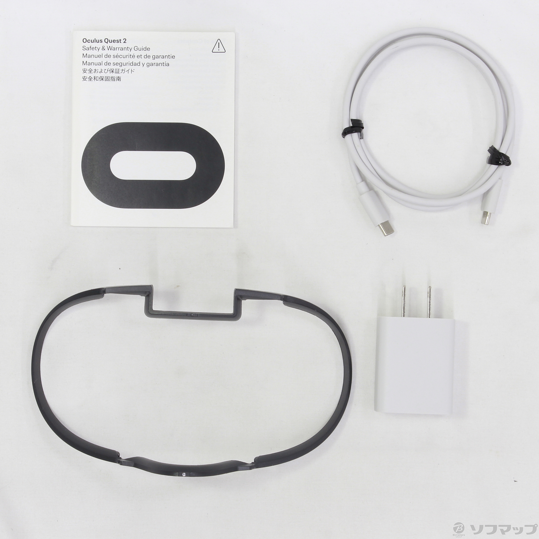 中古】Oculus Quest 2 64GB ライトグレー 301-00352-01 [2133033073302