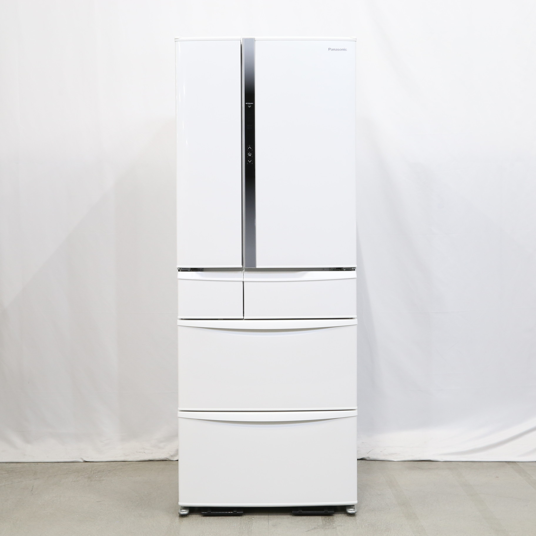中古】〔展示品〕冷蔵庫 FVFタイプ ハーモニーホワイト NR-FVF456-W 