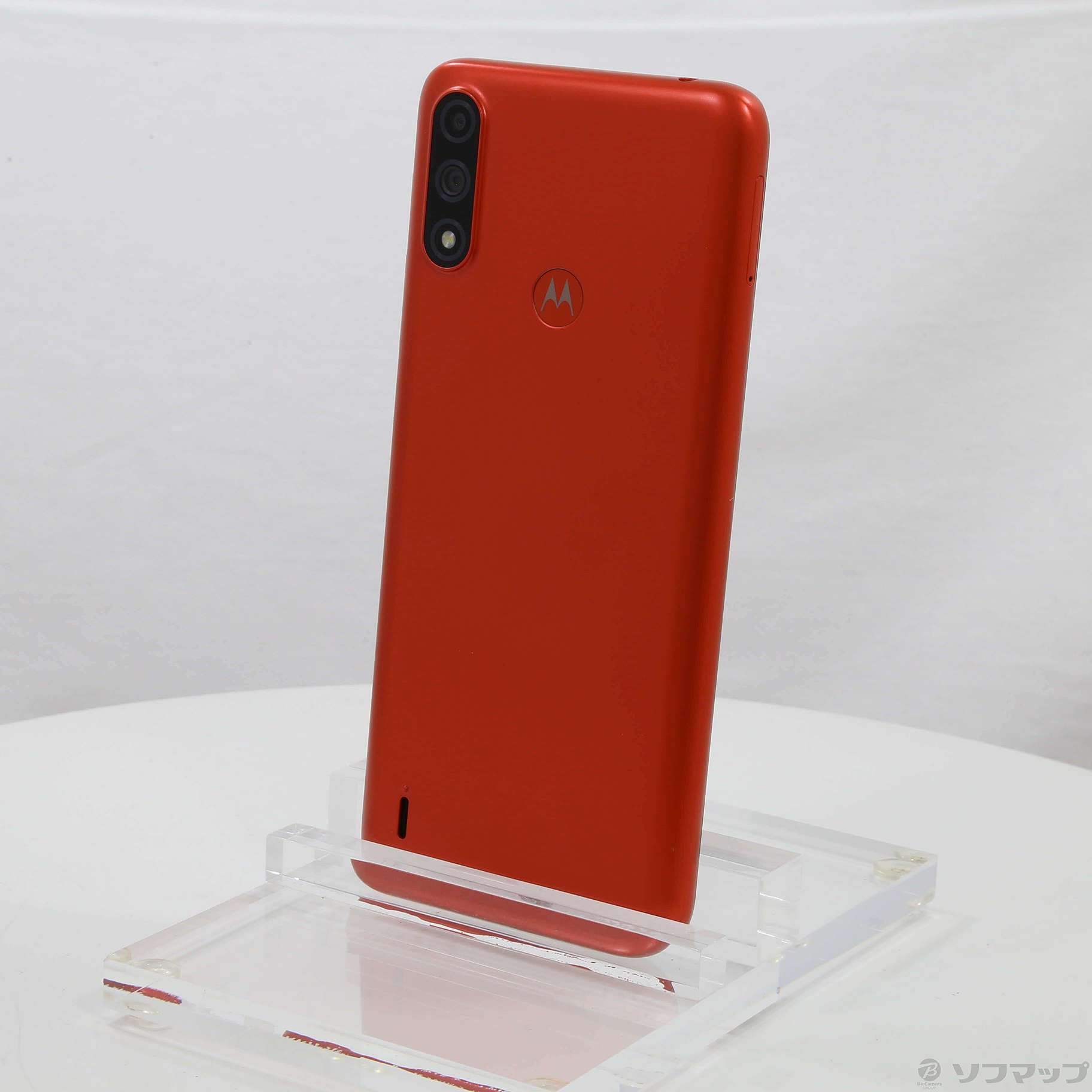 モトローラ moto e7 power コーラルレッド MOTOROLA 中古 SIMフリー