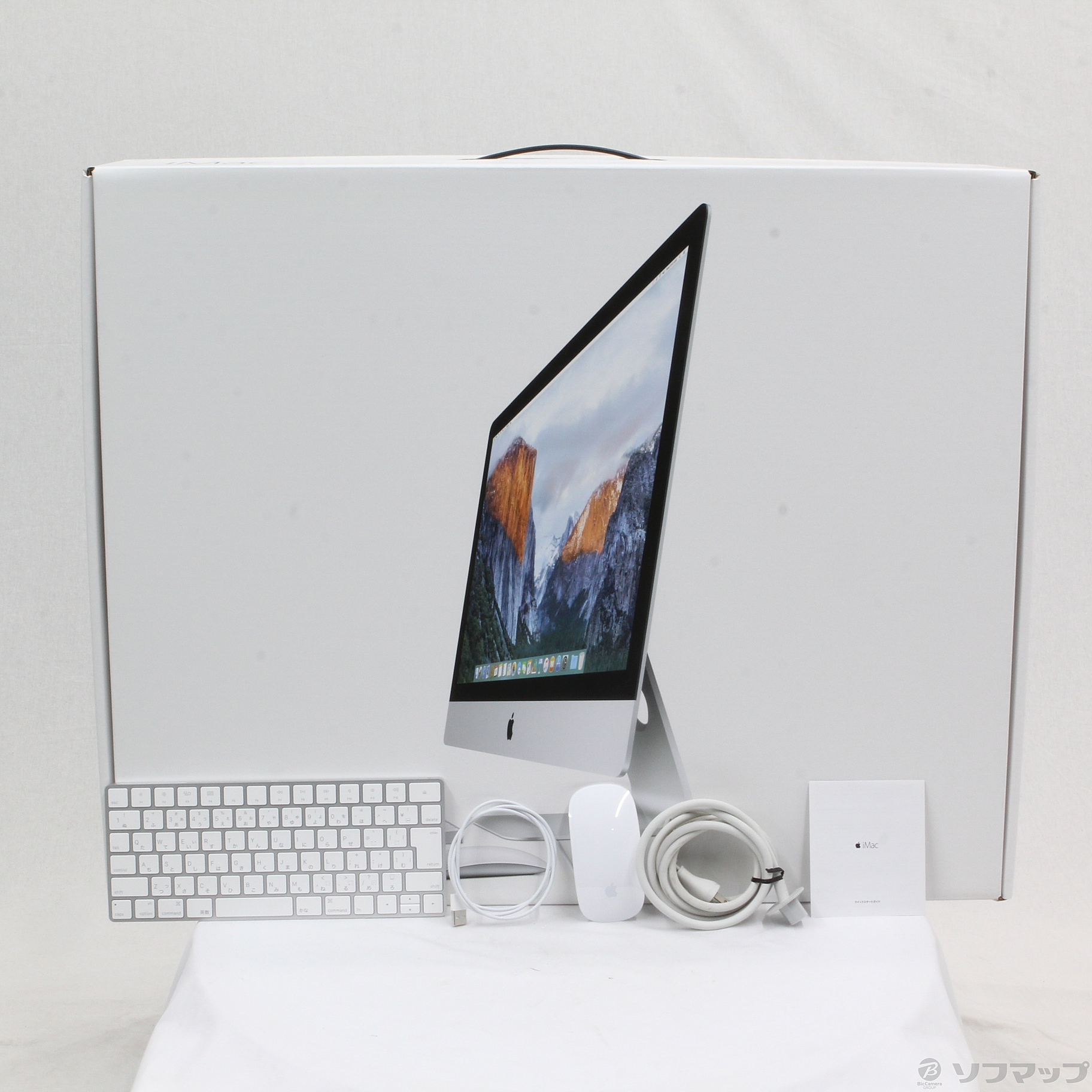 中古】iMac 27-inch Late 2015 MK482J／A Core_i5 3.3GHz 8GB SSD128GB 
