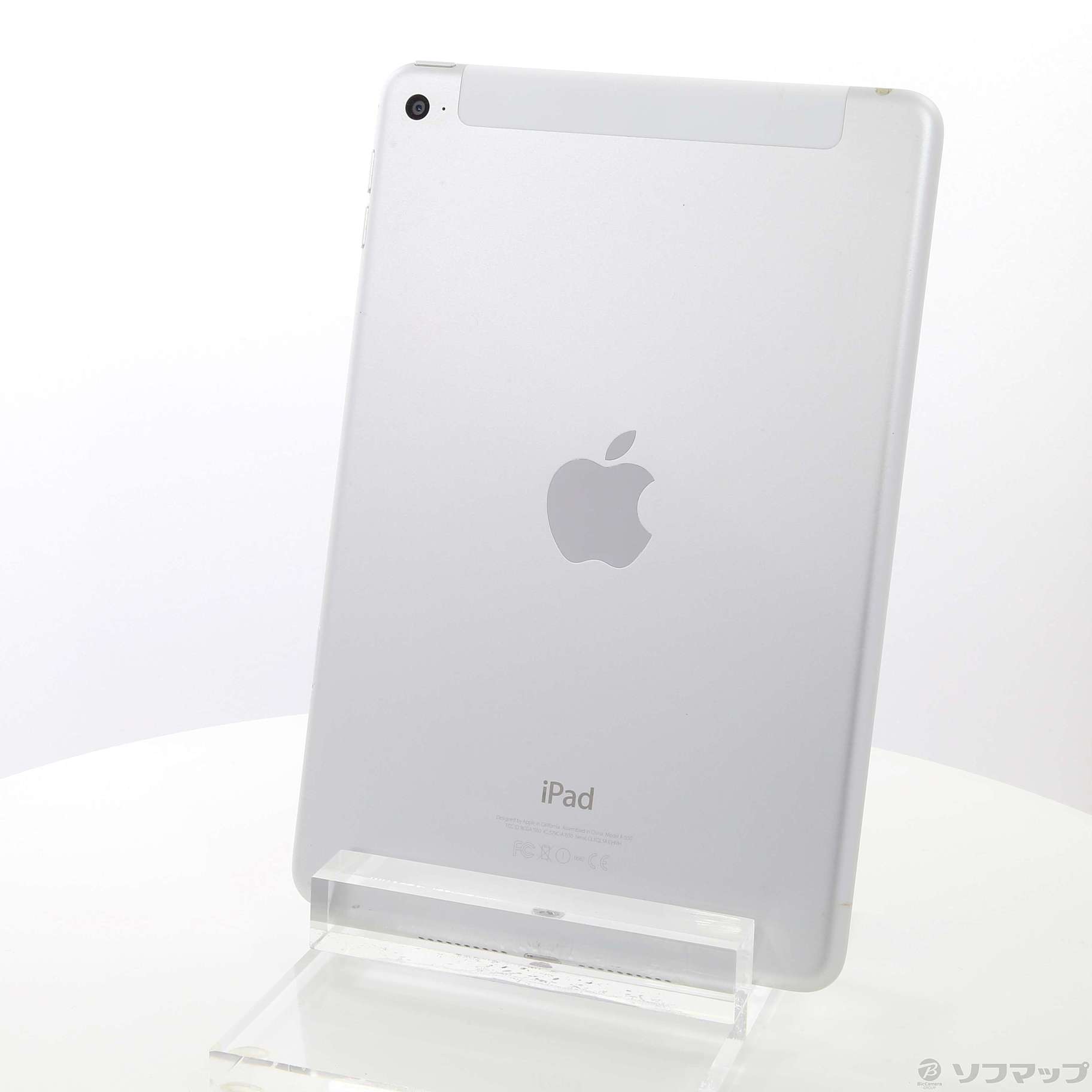 【中古】iPad mini 4 16GB シルバー MK702J／A docomoロック解除SIMフリー [2133033131583