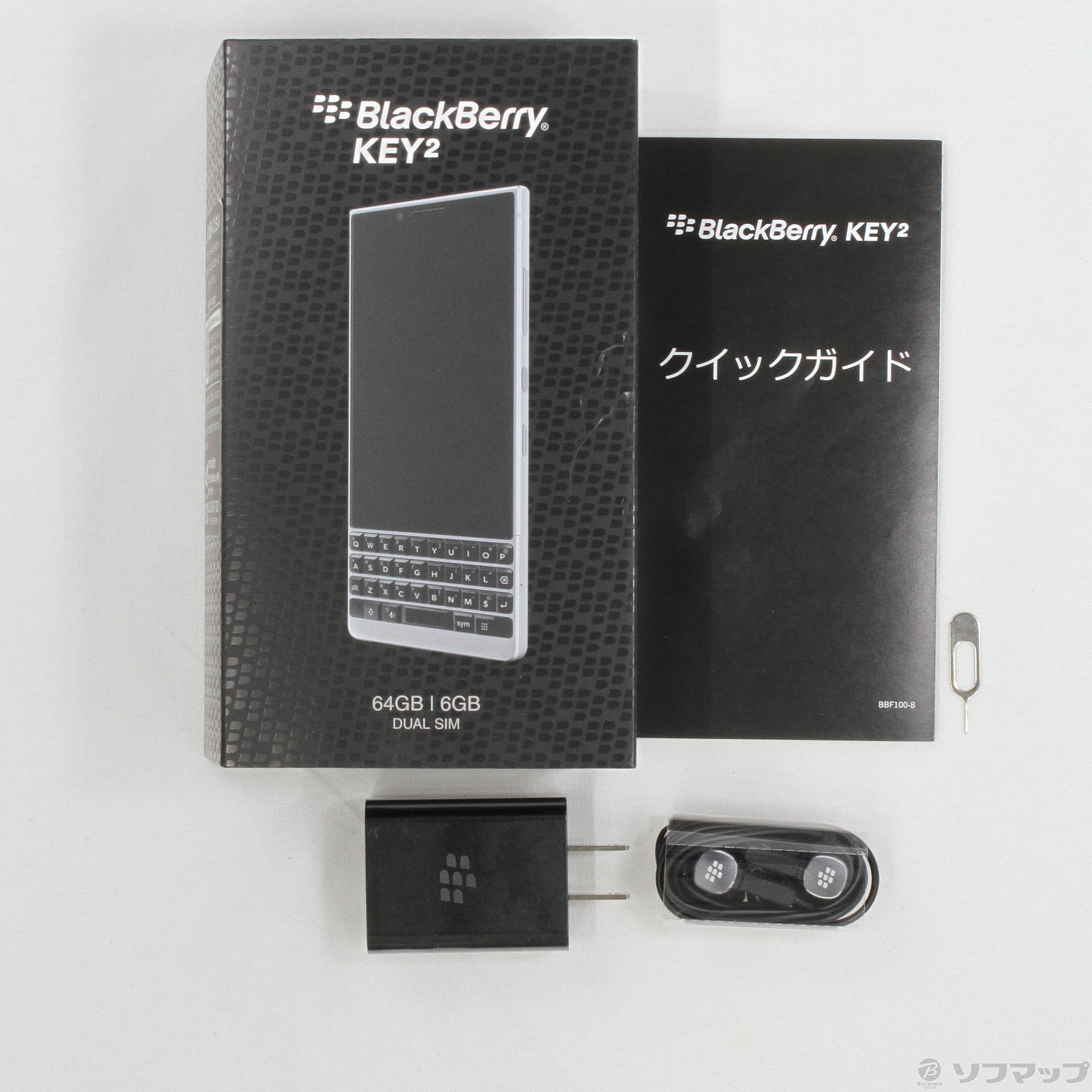 BlackBerry key2 64GB silver SIMフリー