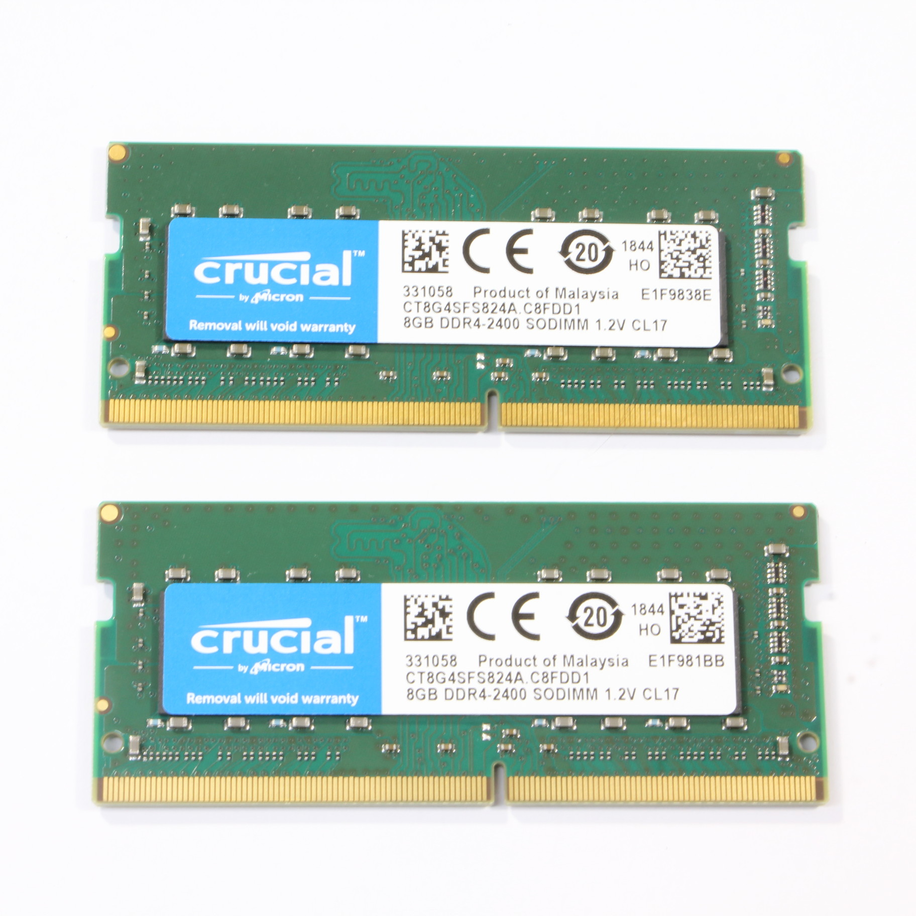 中古】260P SODIMM PC4-19200 DDR4-2400 16GB 8GB×2枚組