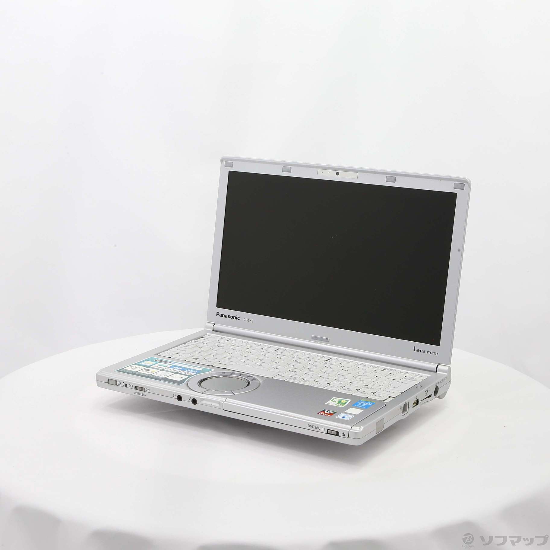 Panasonic Let's note CF-SX3 シルバー 中古 Panasonic Let's note CF-SX3 シルバー 中古