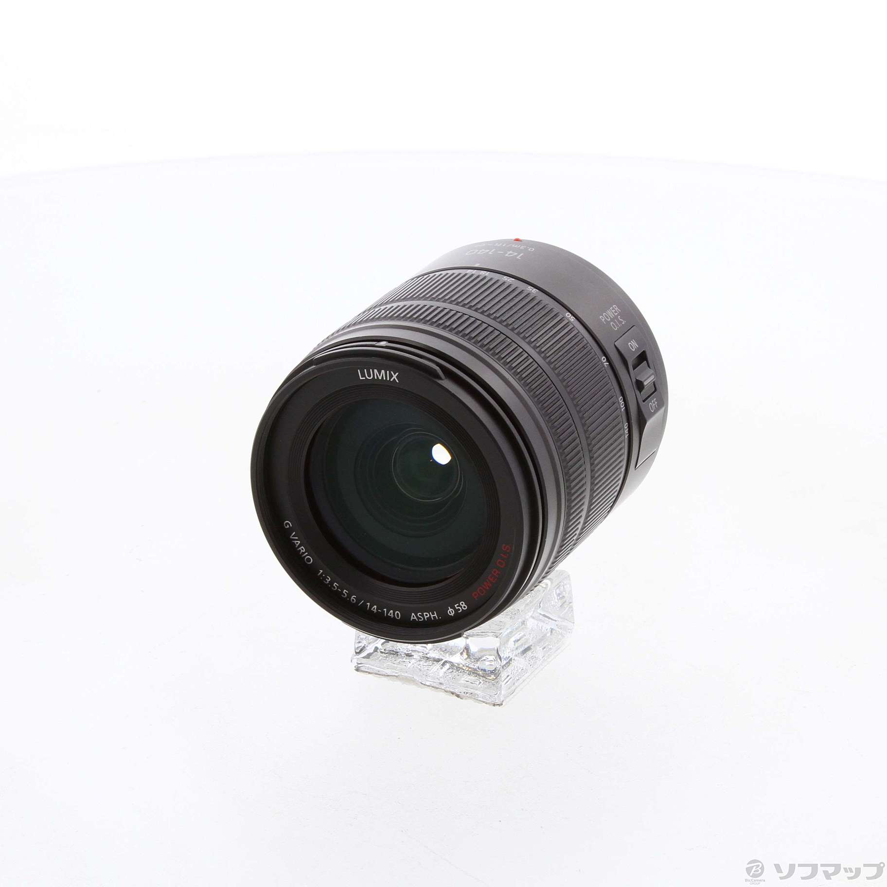 中古】LUMIX G VARIO 14-140mm／F3.5-5.6 H-FS14140-K (ブラック) ◇10