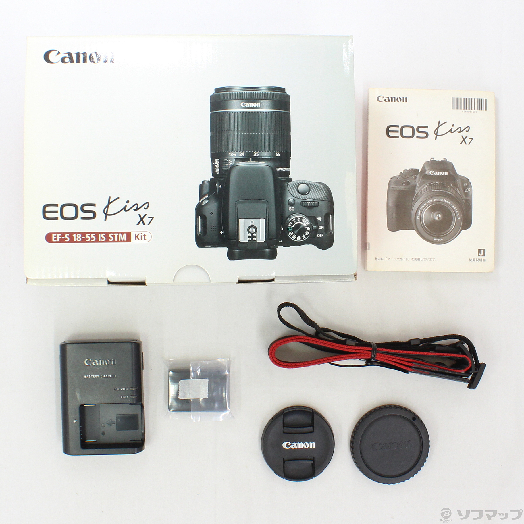 中古】EOS Kiss X7 EF-S18-55 IS STM レンズキット ◇06/14(月)値下げ 