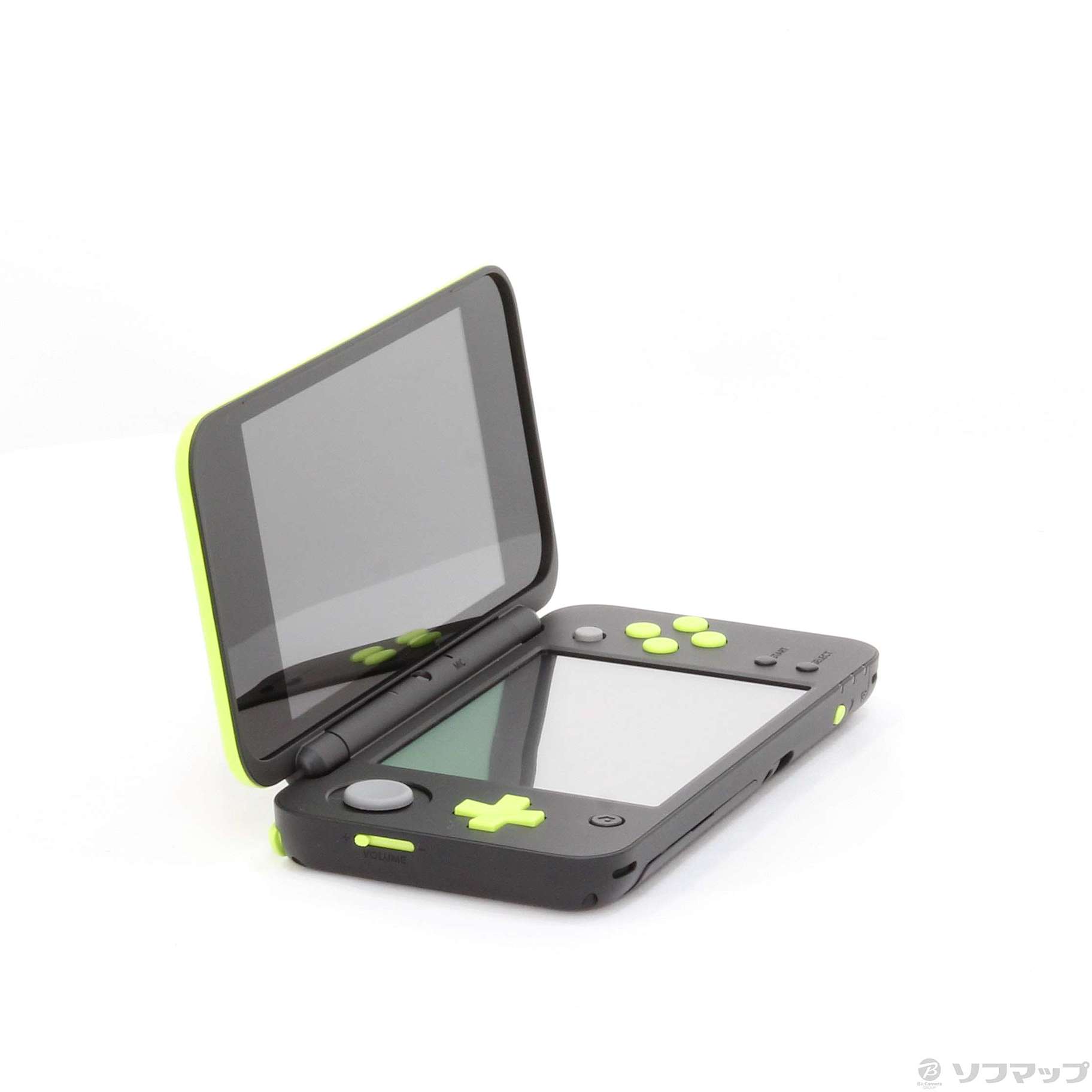 中古品 Newニンテンドー2ds Ll ブラック ライム の通販はソフマップ Sofmap