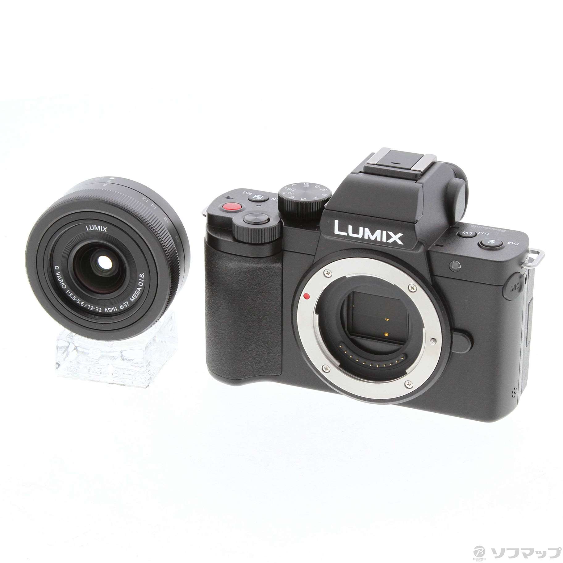 中古】LUMIX G100 標準ズームレンズキット ブラック DC-G100K-K