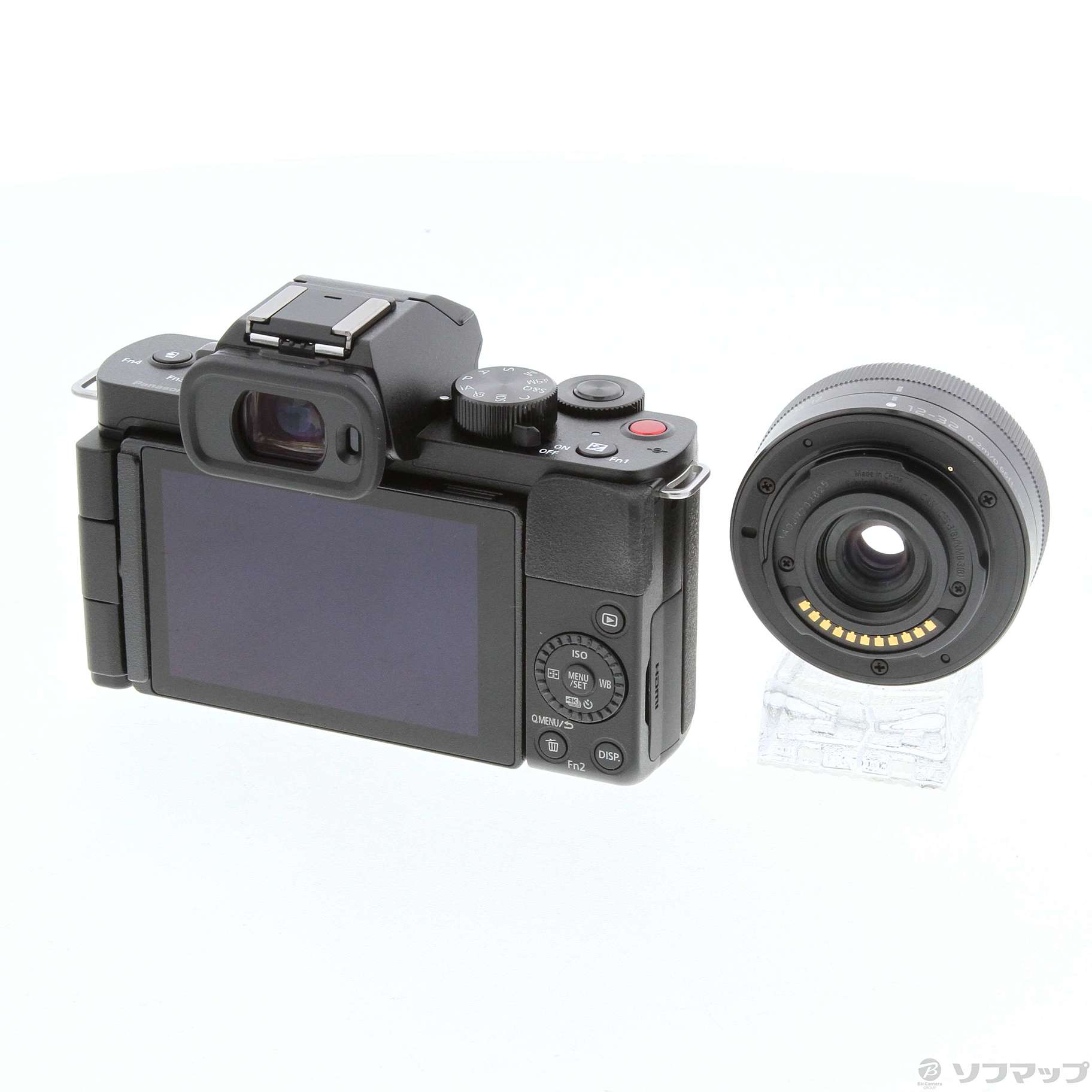中古】LUMIX G100 標準ズームレンズキット ブラック DC-G100K-K