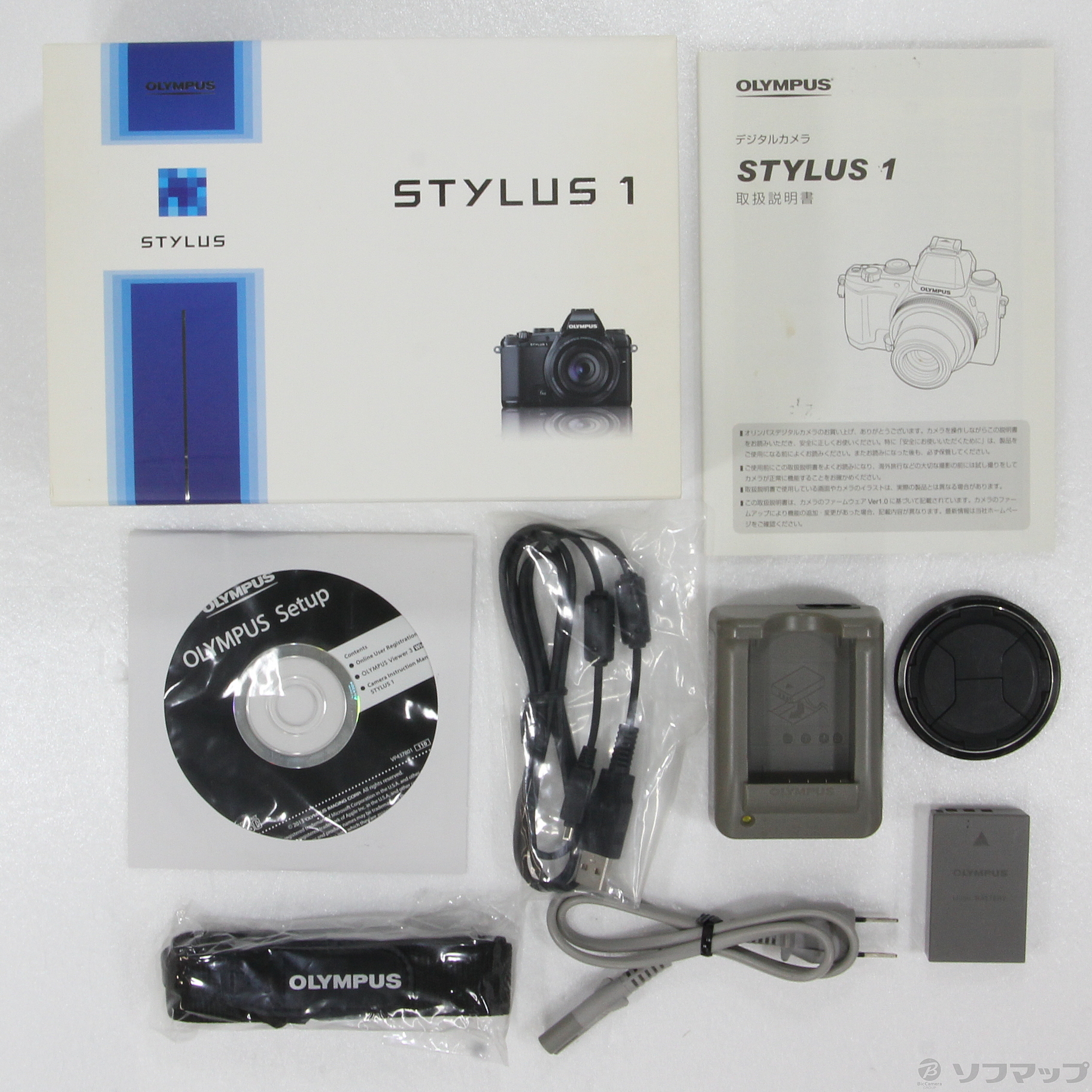 中古】セール対象品 OLYMPUS STYLUS 1 ブラック [2133033251434