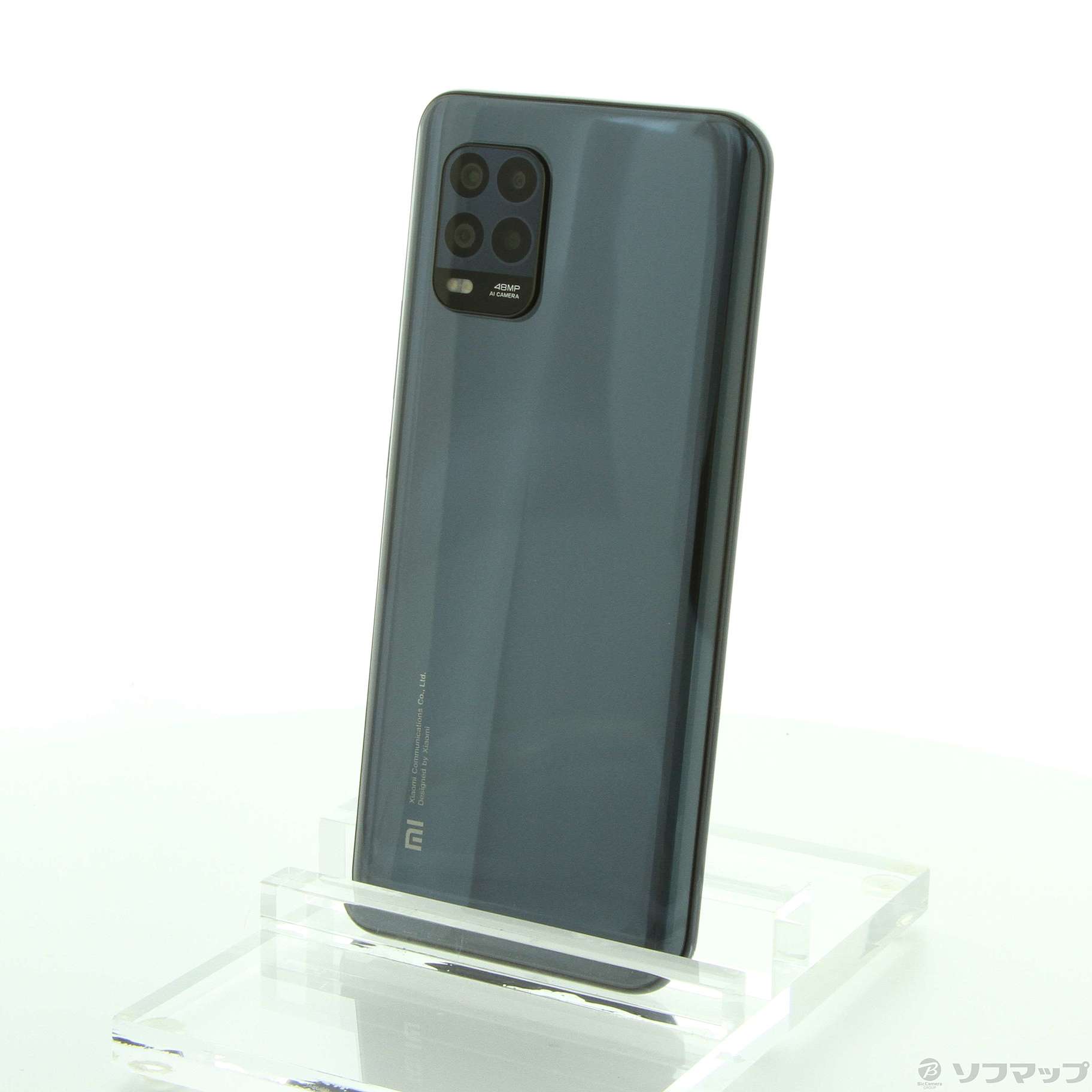 中古】Mi 10 Lite 5G 128GB コズミックグレー XIG01 auロック解除SIM